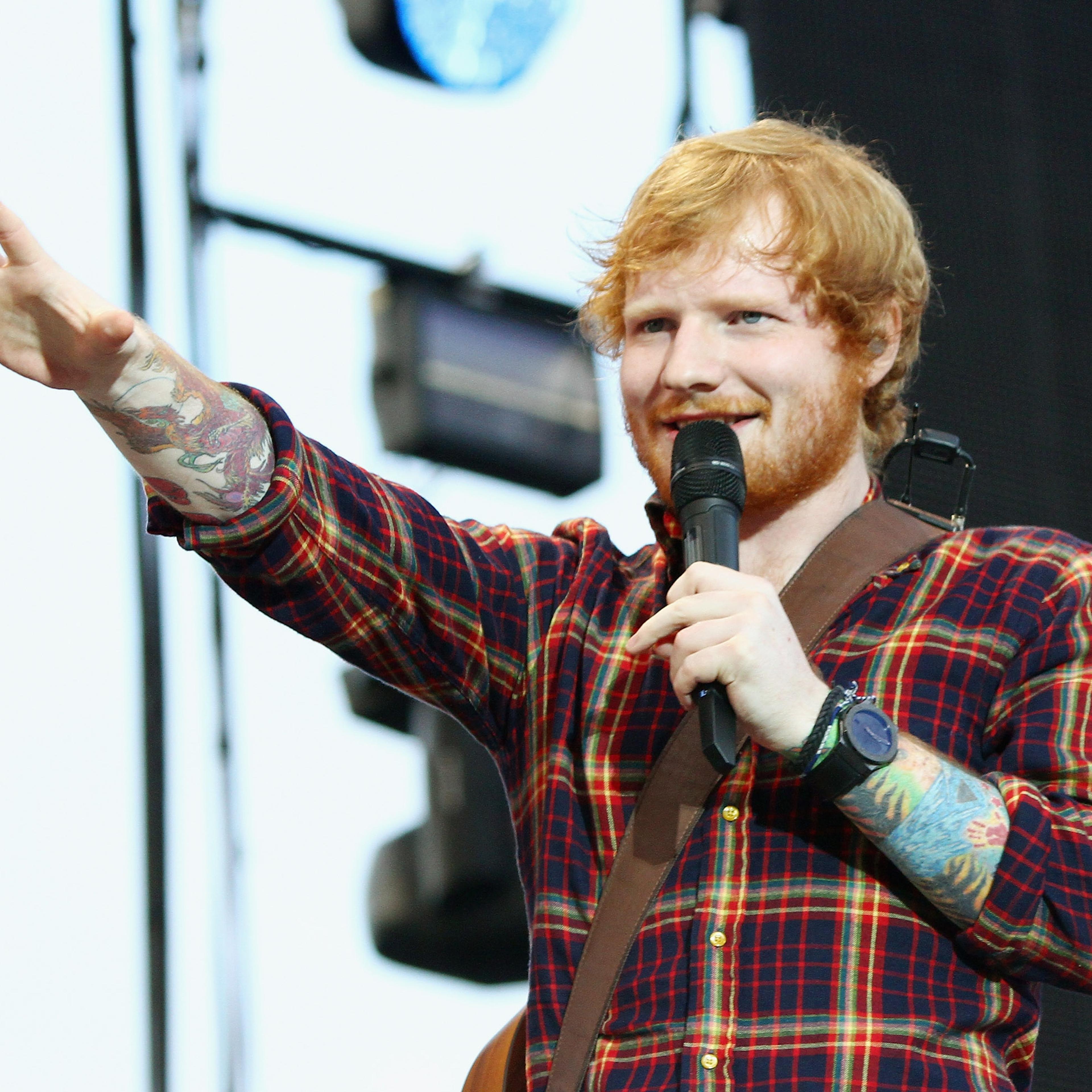 Ed Sheeran Performs At Croke Park In Dublin