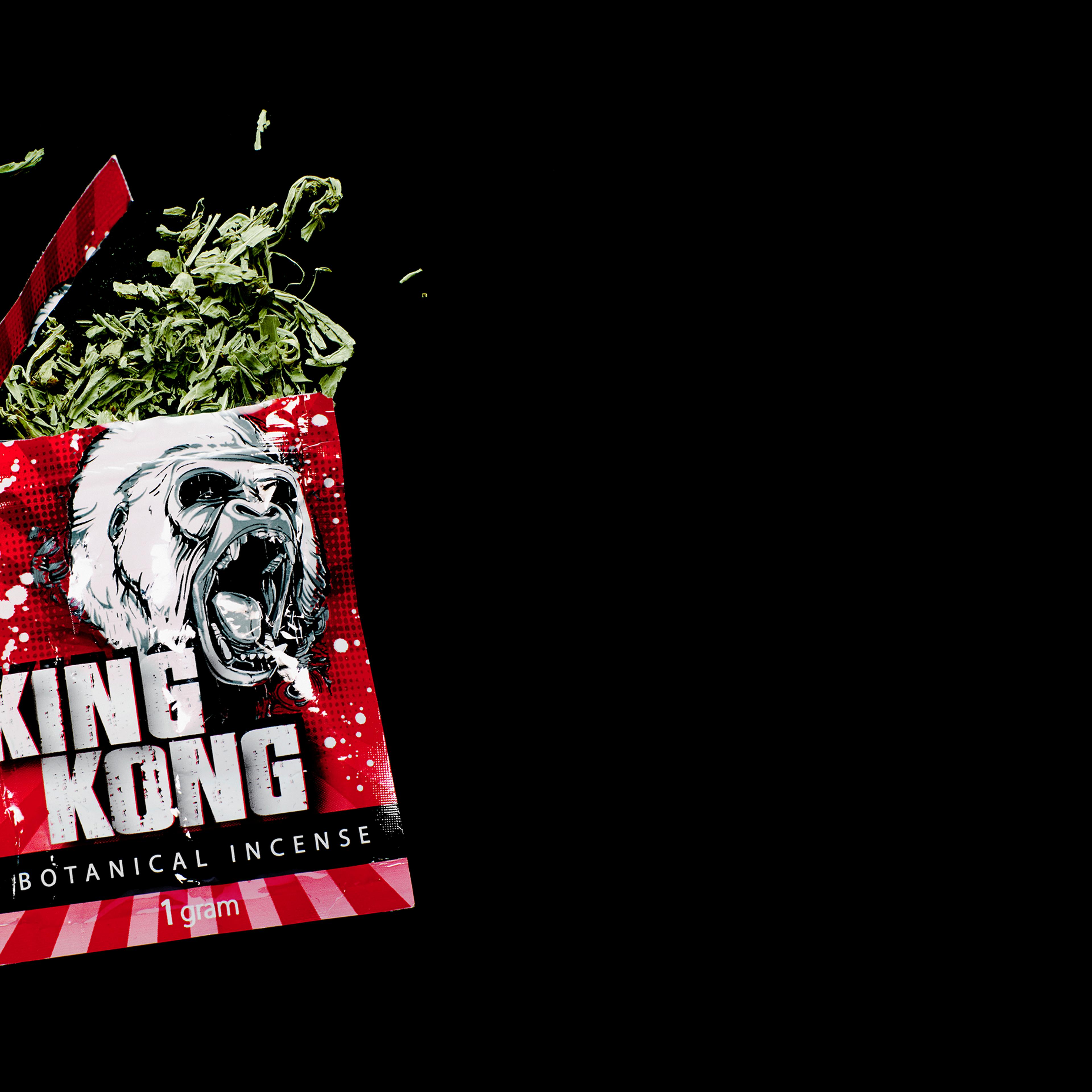 A package of synthetic cannabinoid seized by the DEA