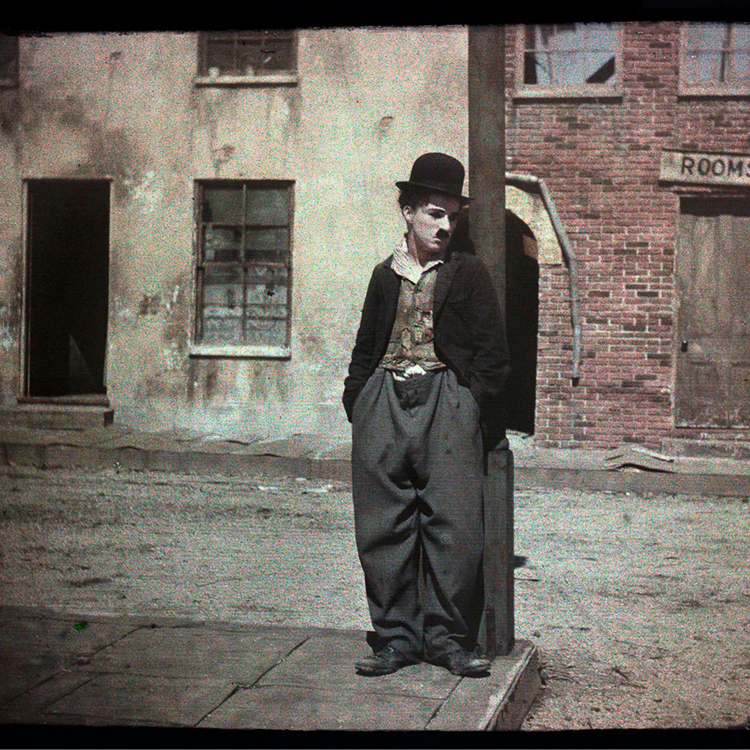 Autochrome portrait of Charlie Chaplin, Hollywood, Calif., circa 1917 - 1918