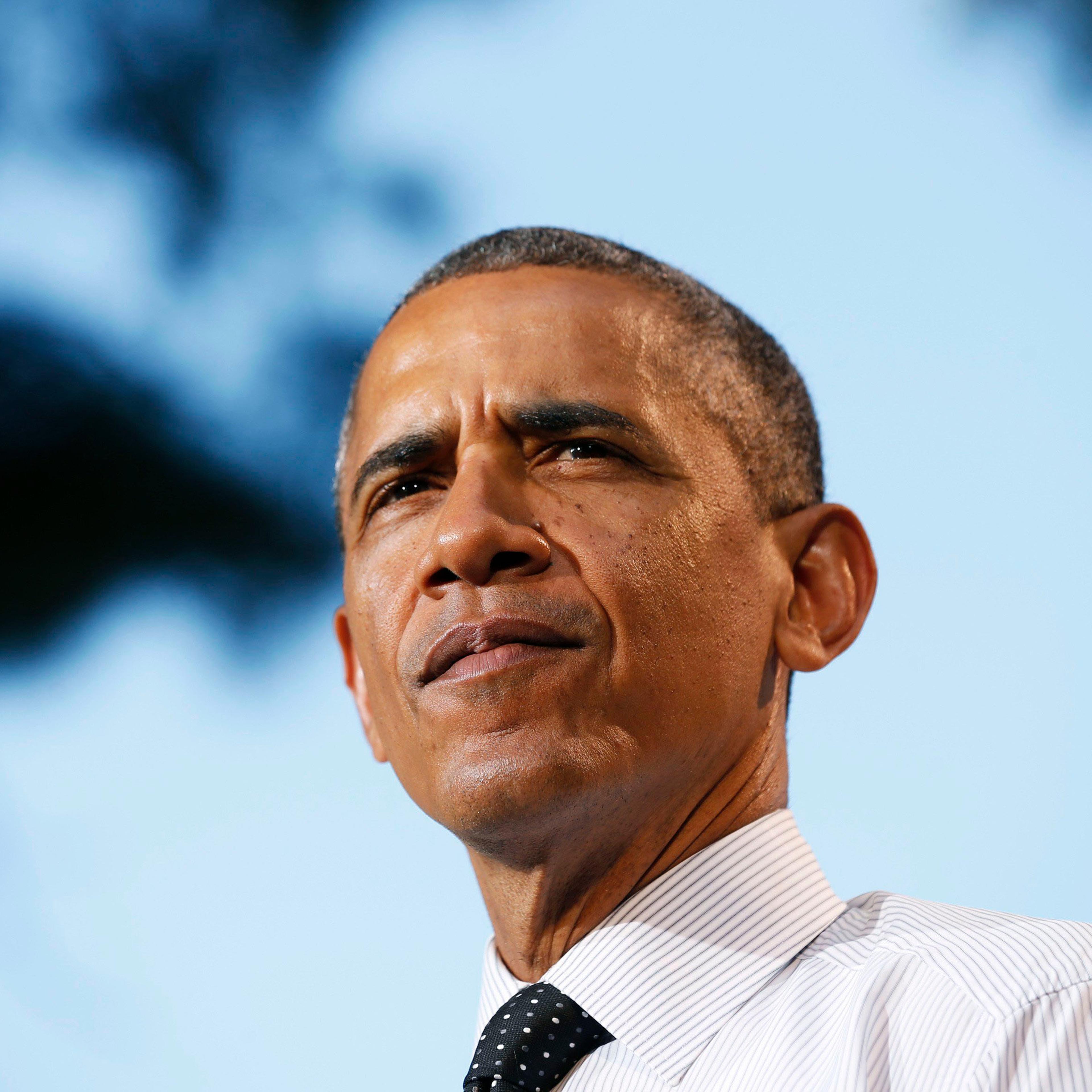 U.S. President Barack Obama speaks about the economy in Denver on July 9, 2014.