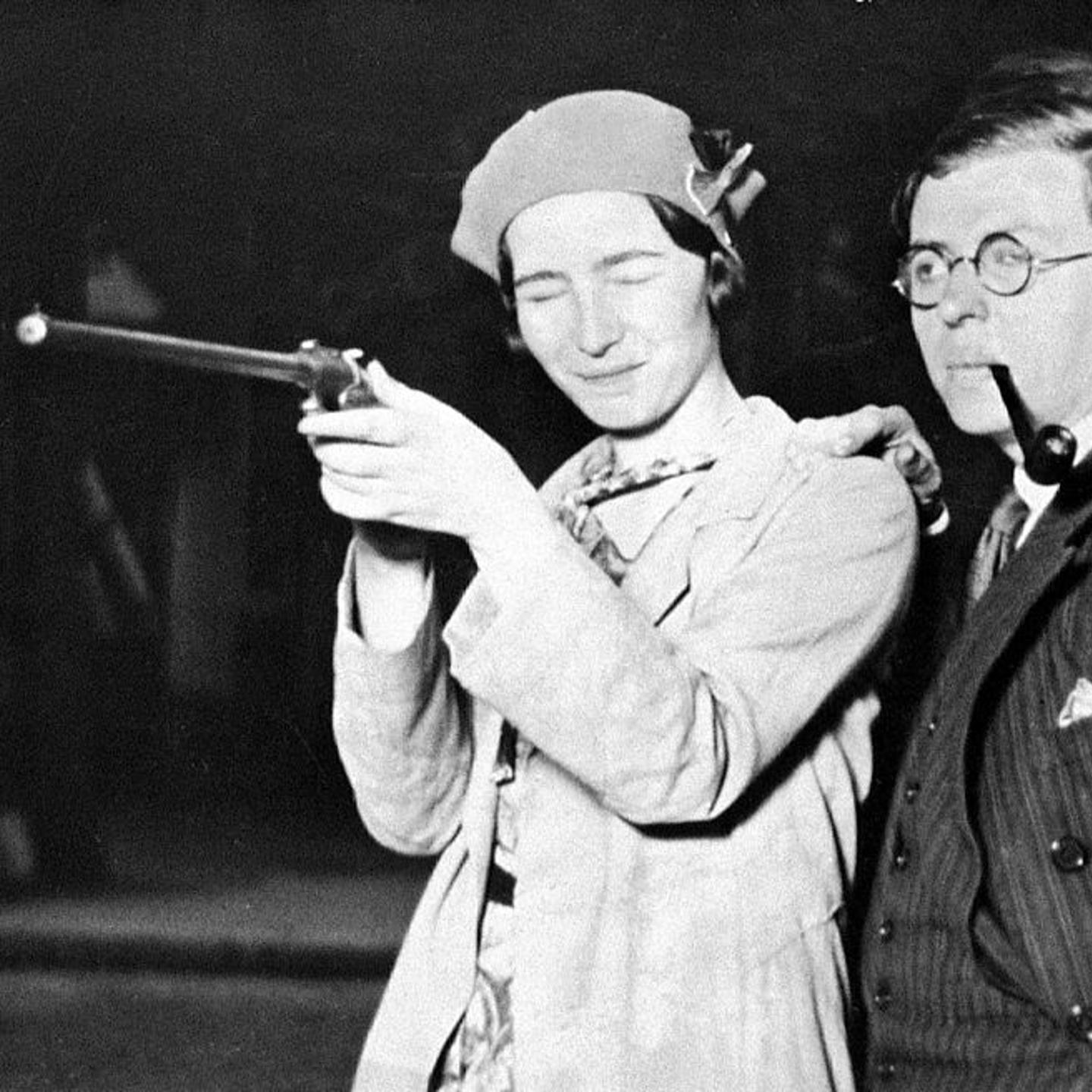 Jean-Paul Sartre And Simone De Beauvoir In Paris