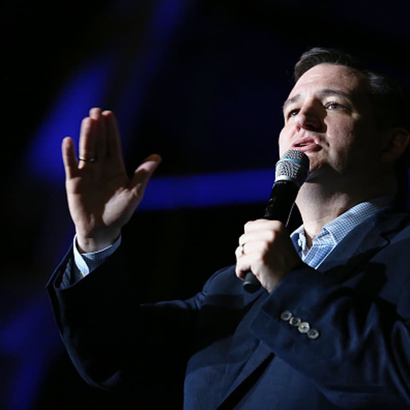 Republican presidential candidate Sen. Ted Cruz (R-TX) speaks during a campaign rally at the Indiana State Fairgrounds on May 2, 2016 in Indianapolis, Indiana.