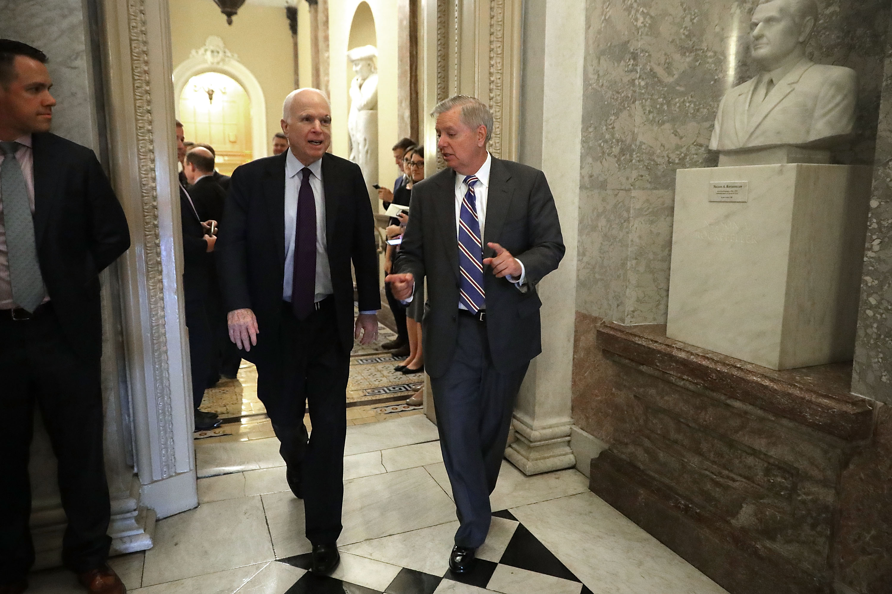 Senators Debate Health Care Bill On Capitol Hill