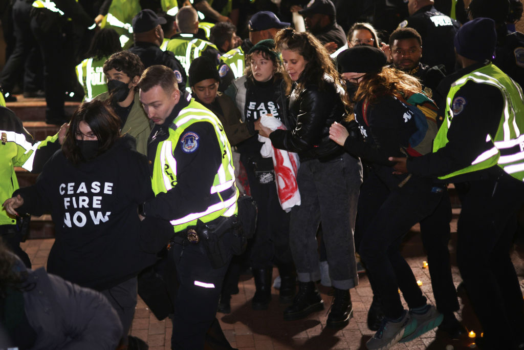 Jewish Peace Activists Rally Near Capitol Hill