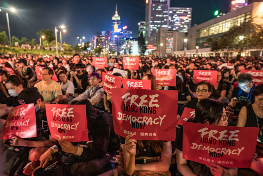 Hong Kongers Protest Ahead Of The G20 Summit