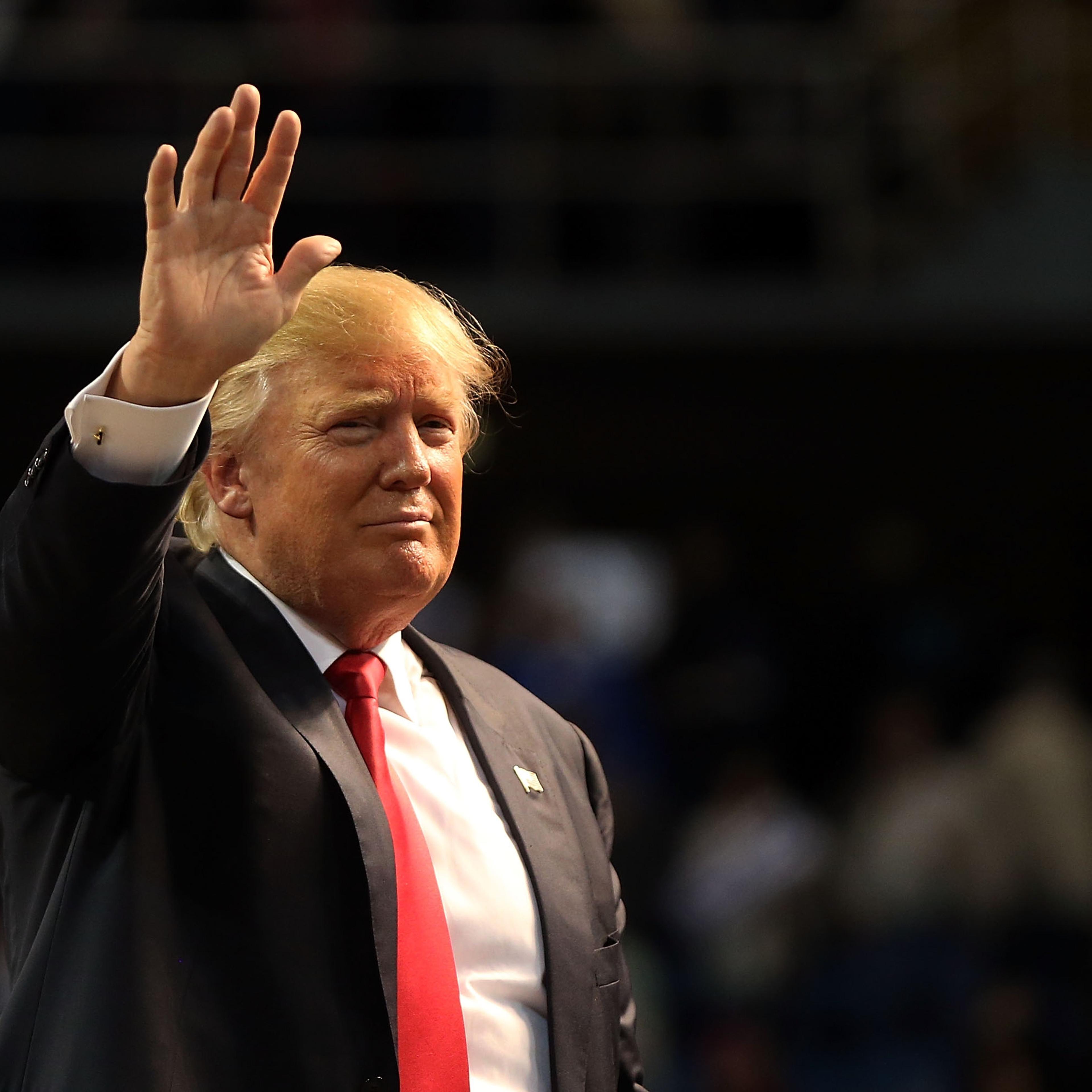 Republican presidential frontrunner Donald Trump speaks at the Mississippi Coast Coliseum in Biloxi, Miss., on Jan. 2, 2016.