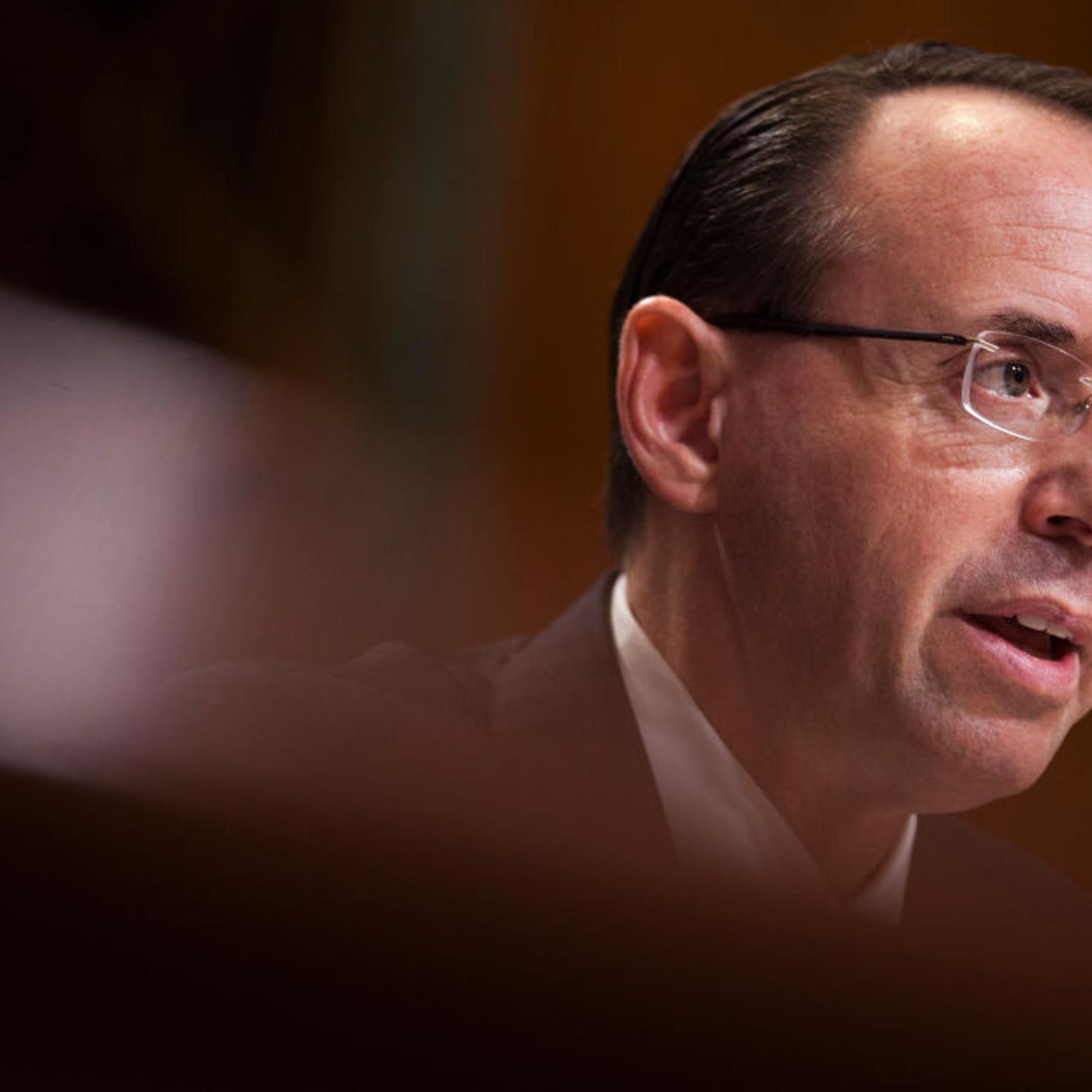 Deputy Attorney General Rod Rosenstein Testifies To Committee On Justice Dept.'s Budget