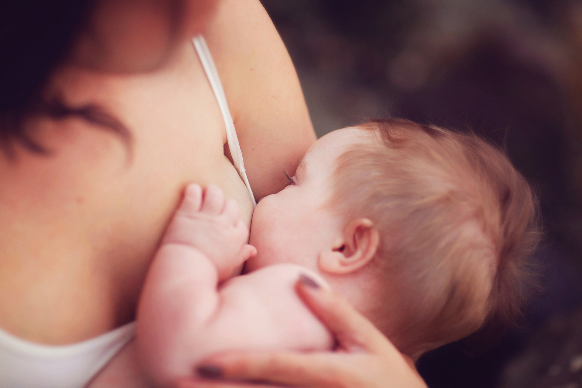 mother nursing her child