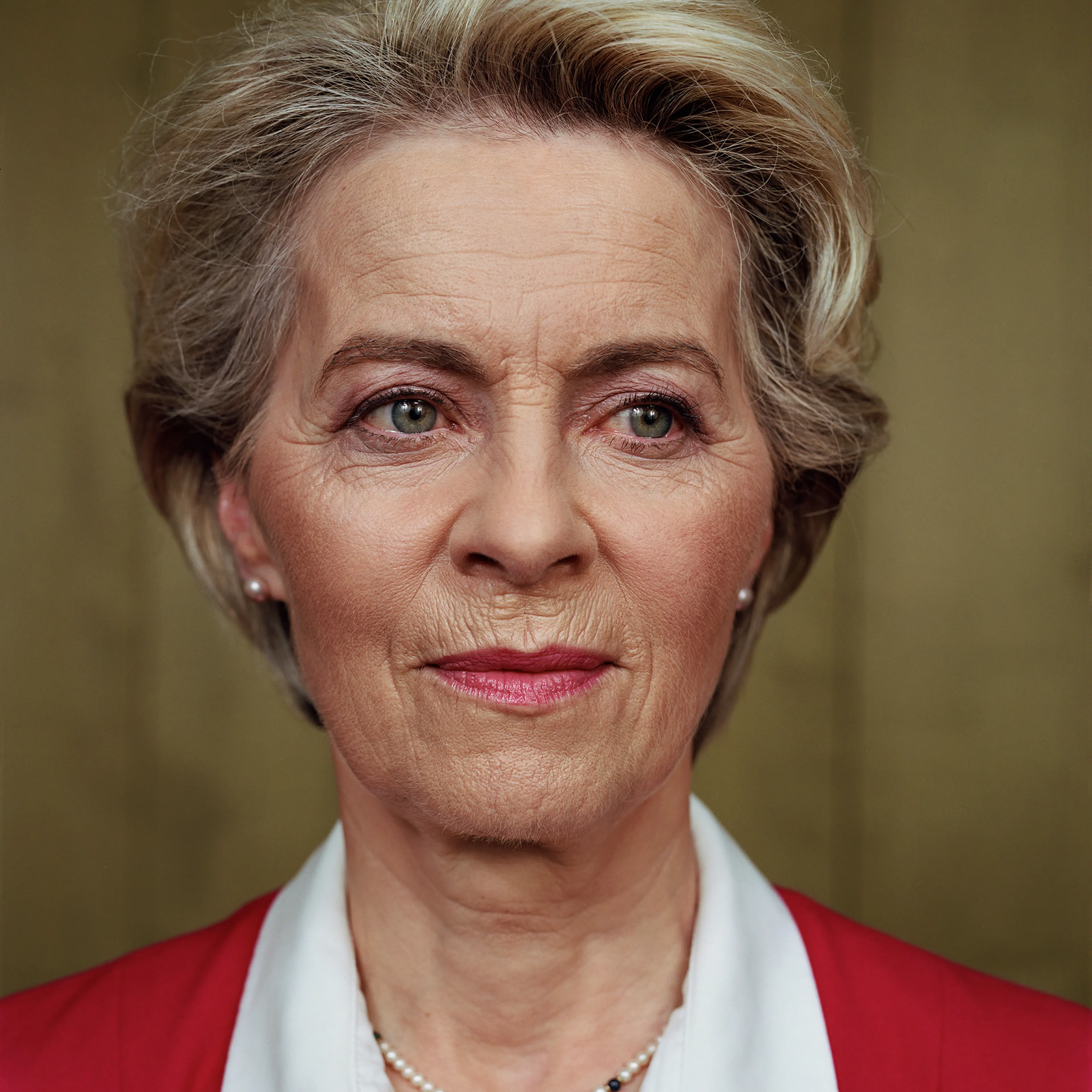 President Ursula von der Leyen at the European Commission headquarters in Brussels on May 27