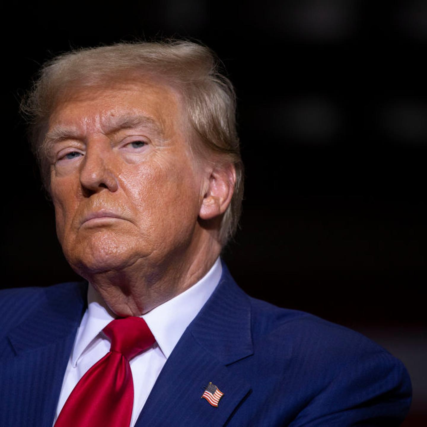 Donald Trump Delivers Remarks In Michigan On The Economy
