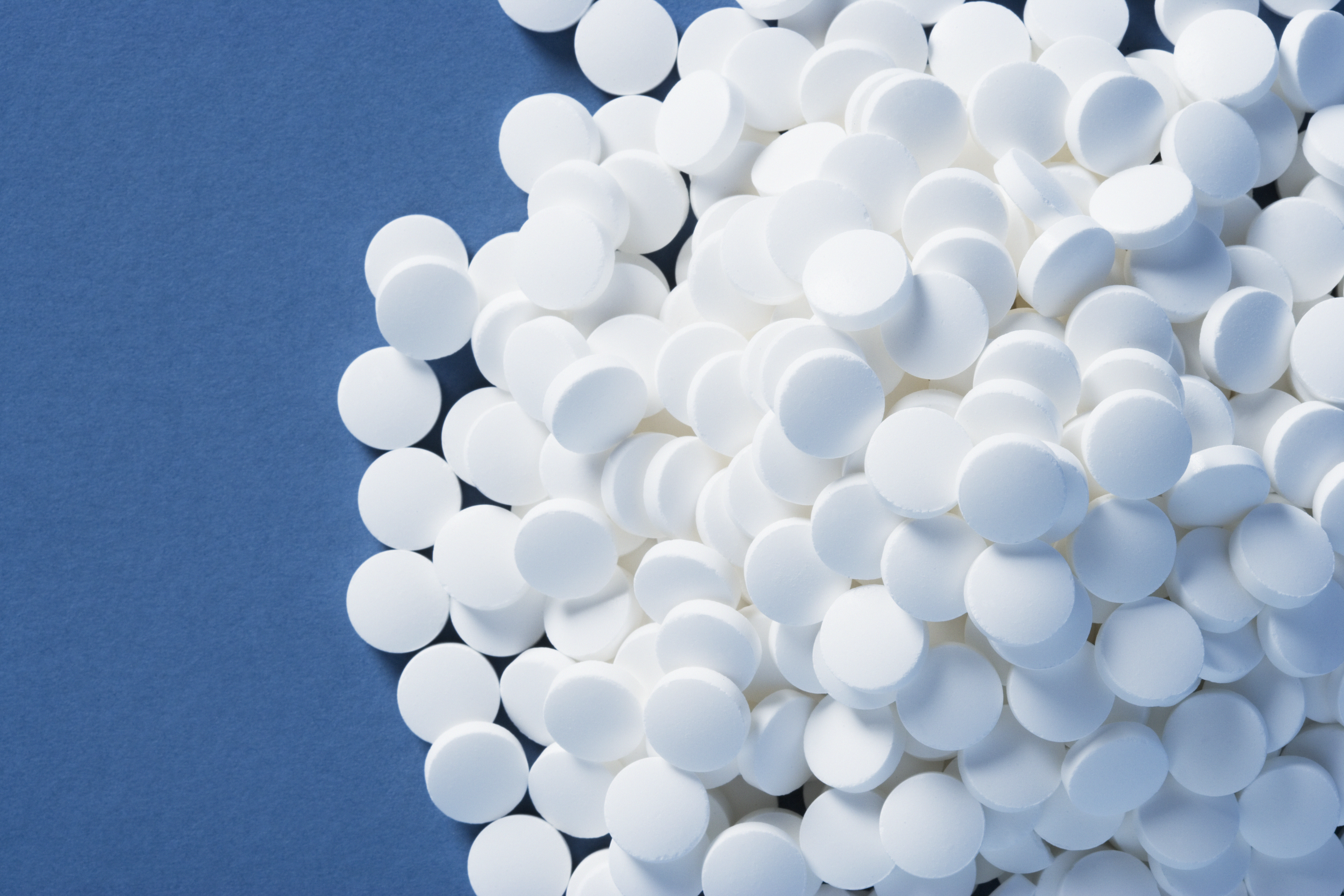 Pile of pills TIME health stock