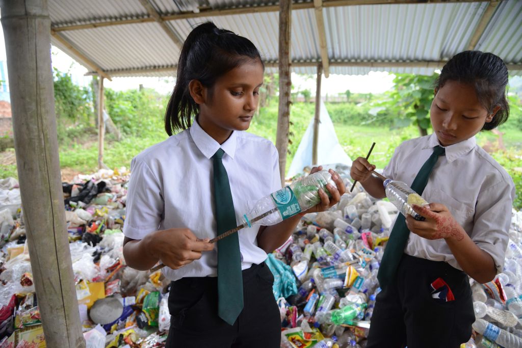 India School Plastic Waste