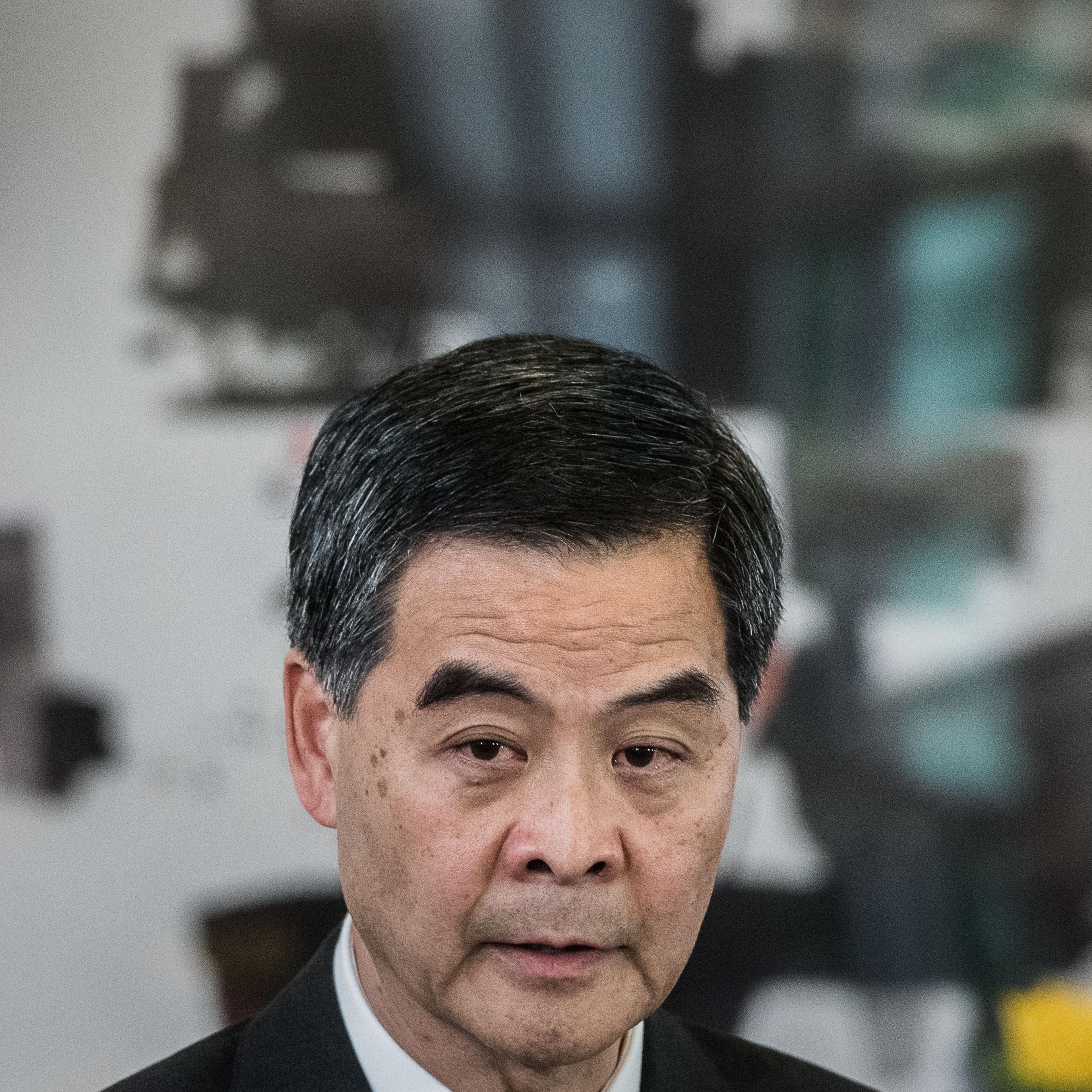 HONG KONG-CHINA-POLITICS-DEMOCRACY-LEUNG