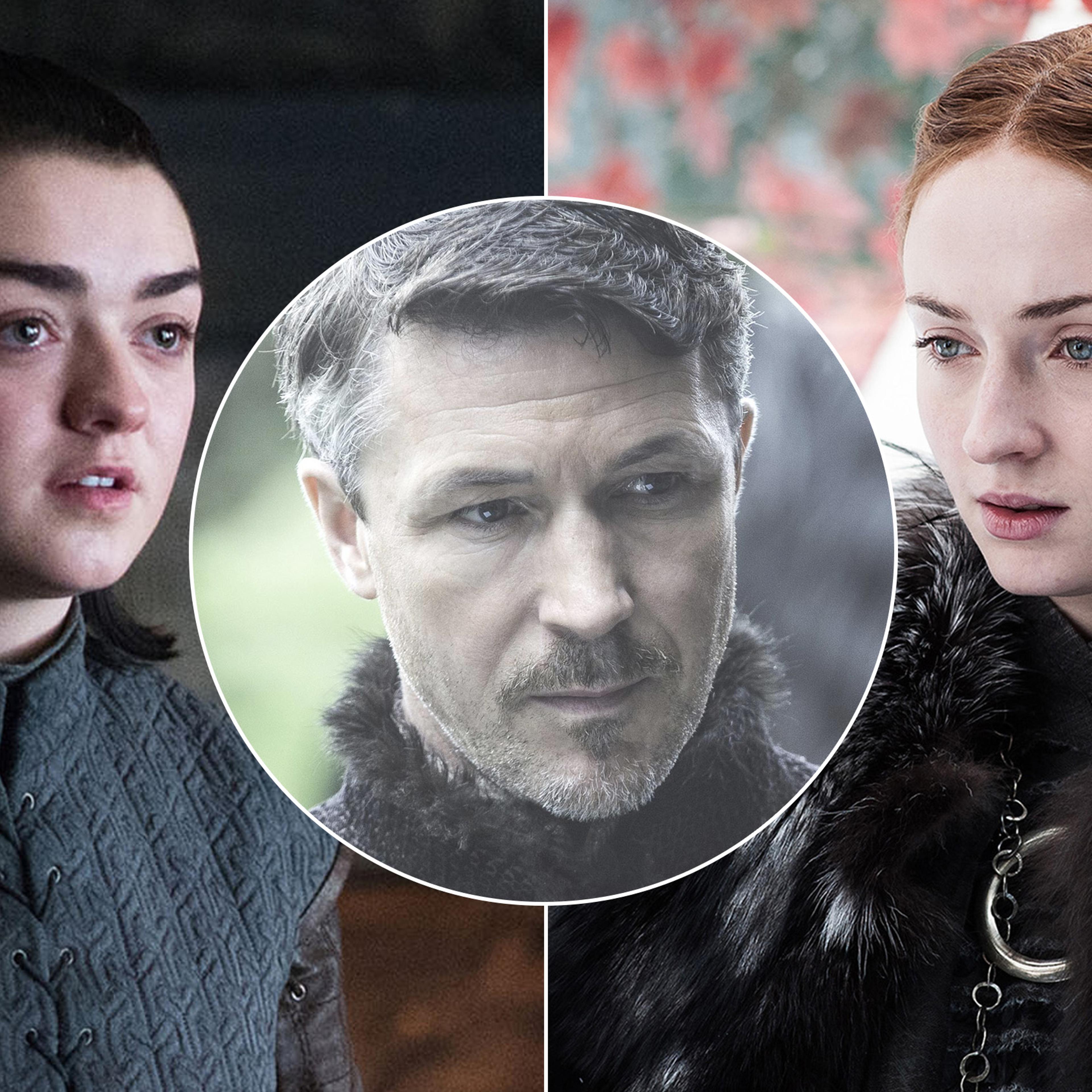 Game of Thrones Littlefinger Arya Sansa Stark Season 7