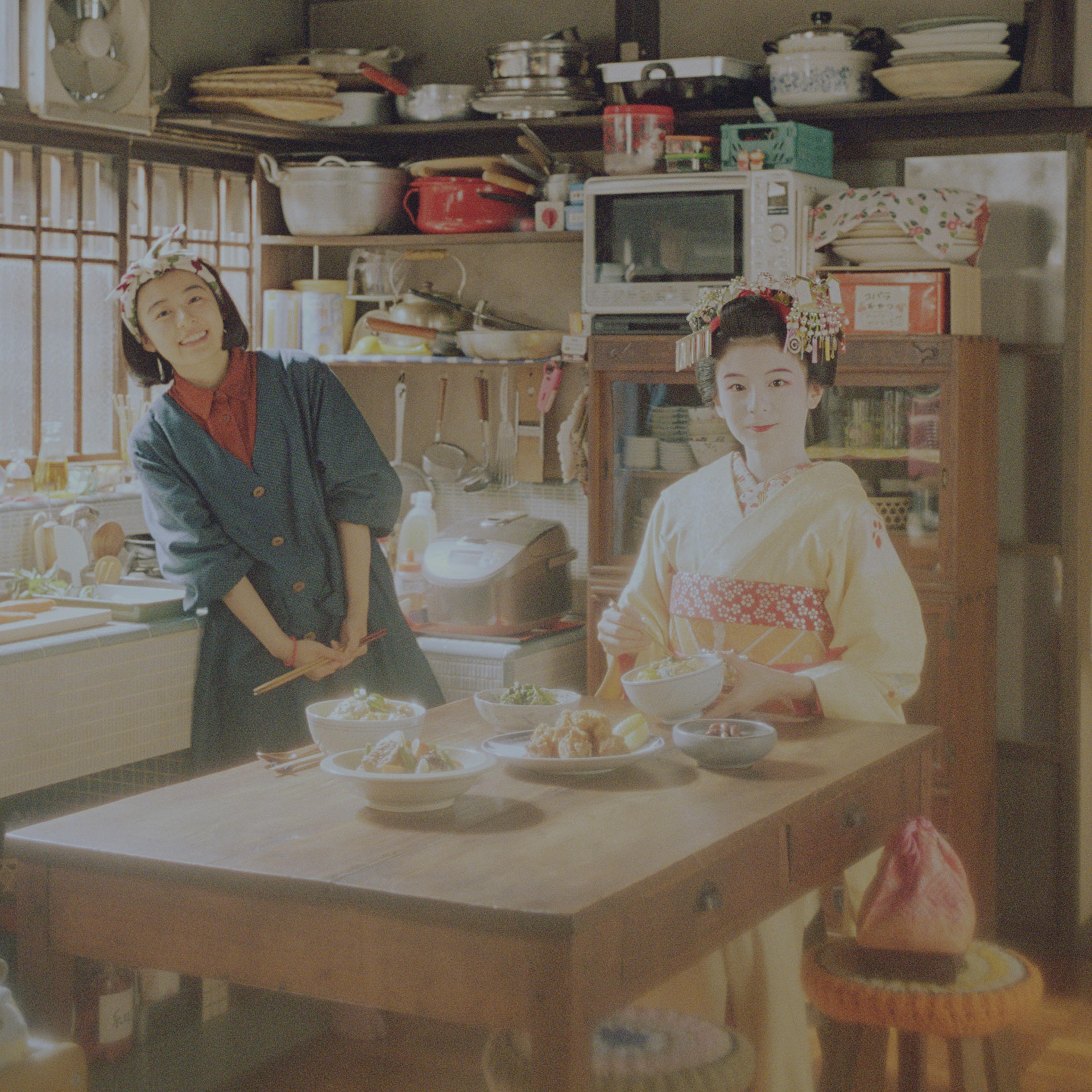 Nana Mori and Natsuki Deguchi star in Netflix’s new Japanese series The Makanai: Cooking for the Maiko House.