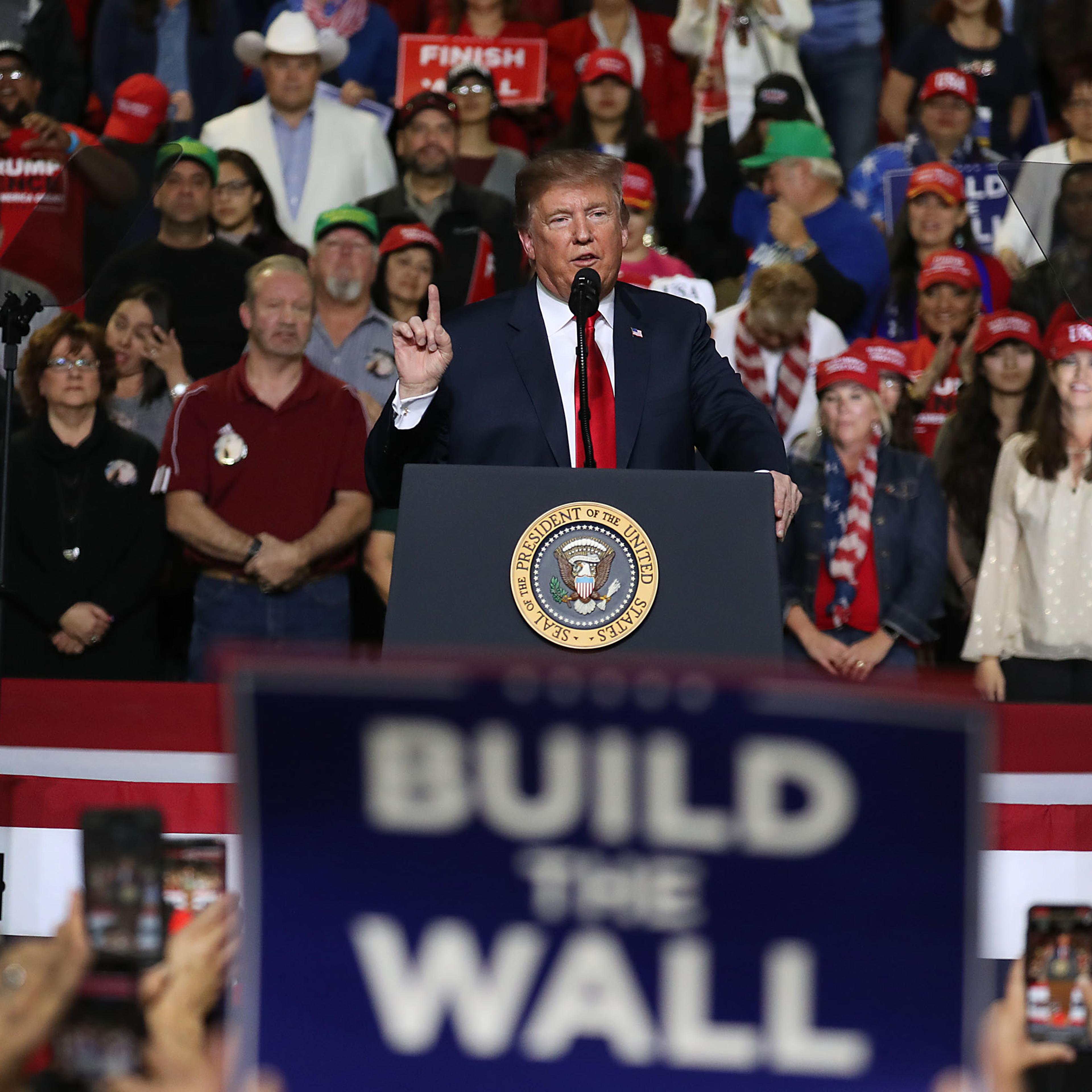 Donald Trump Holds MAGA Rally In El Paso To Discuss Border Security