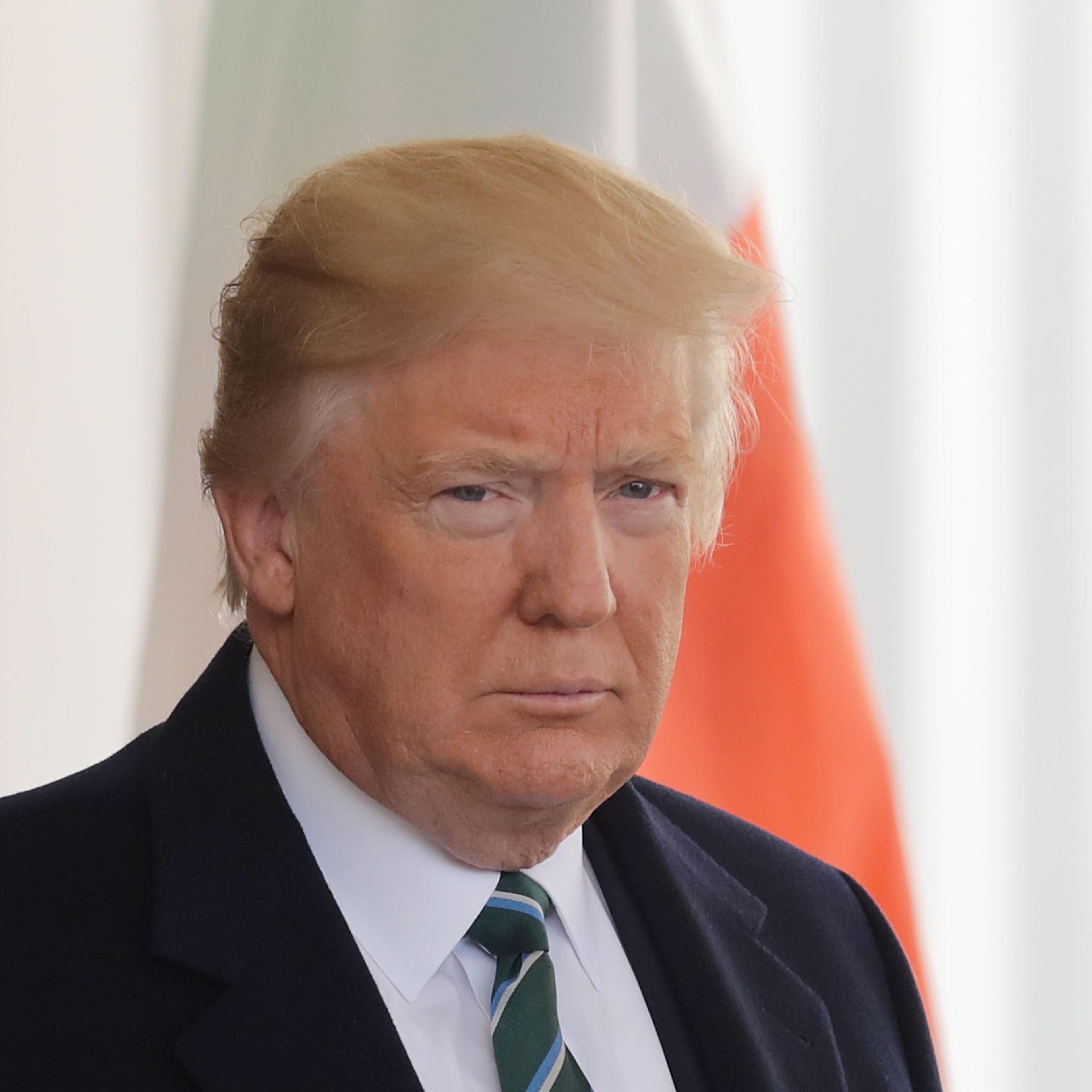Irish Prime Minister Edna Kenny Arrives To White House To Meet With President Trump
