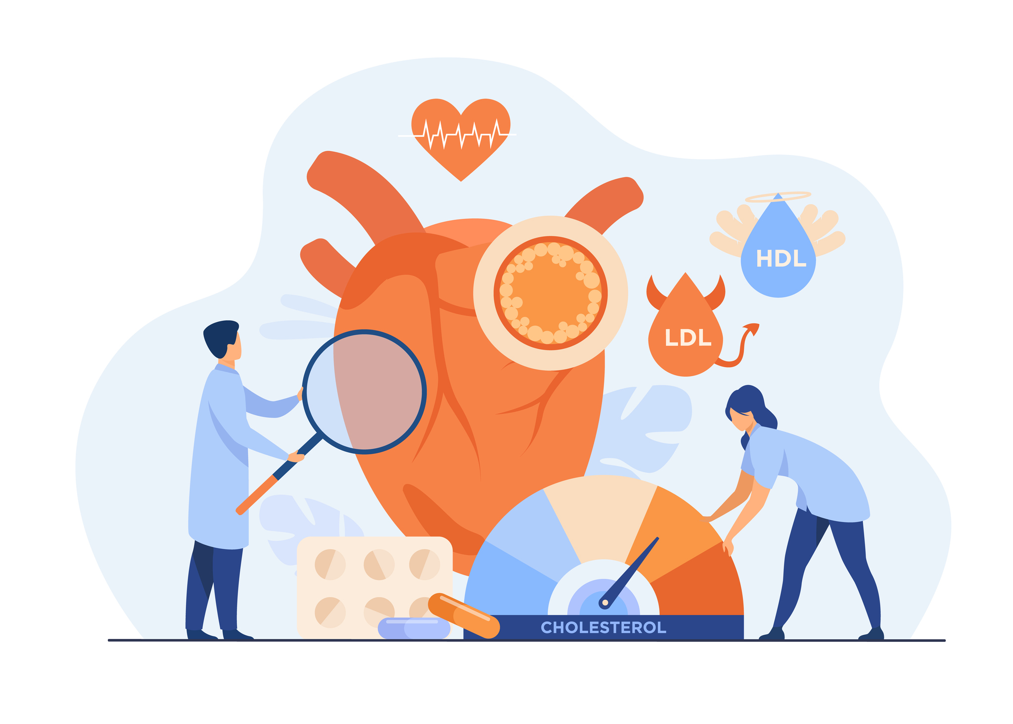 Heart disease risk concept