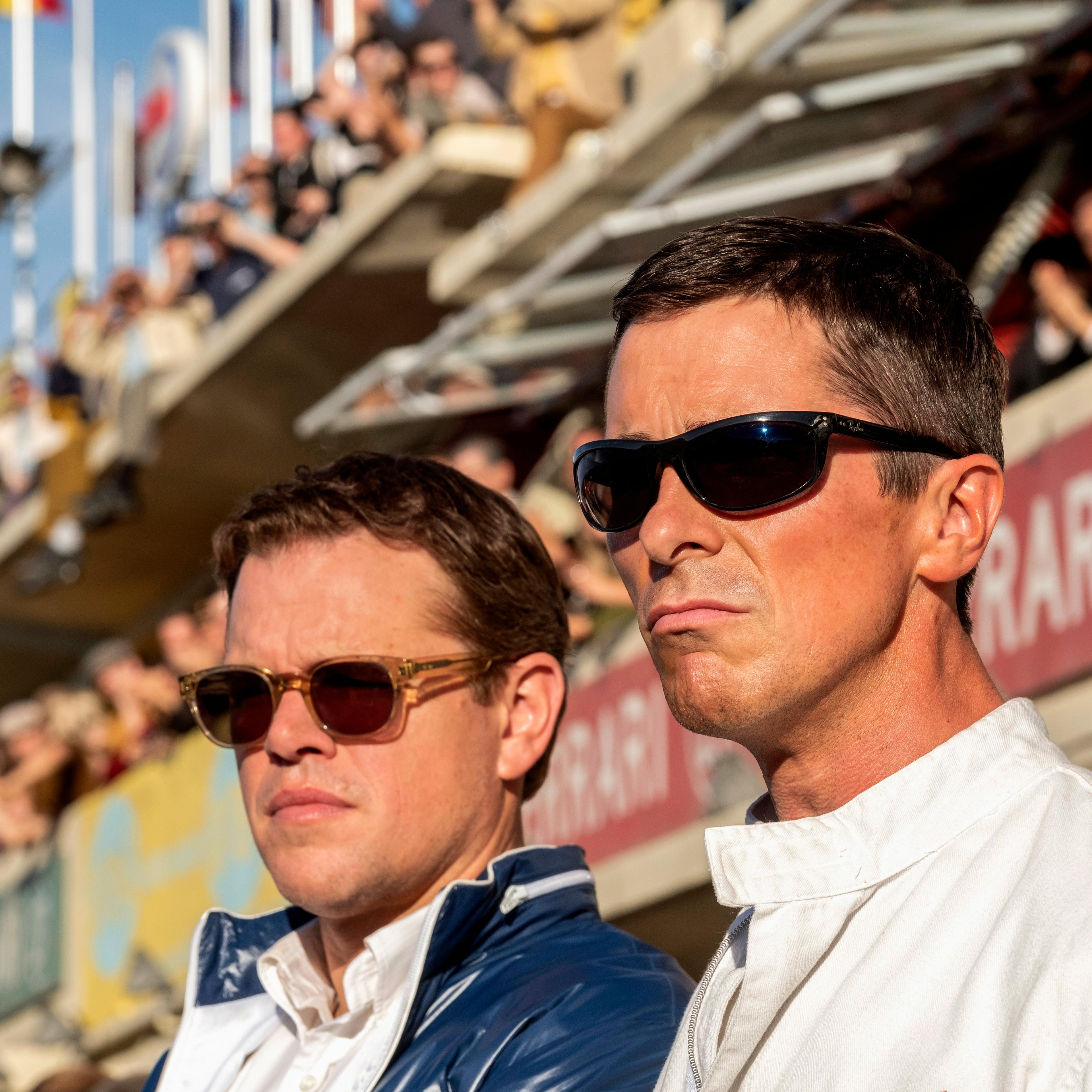 Matt Damon and Christian Bale in 'Ford v Ferrari.'