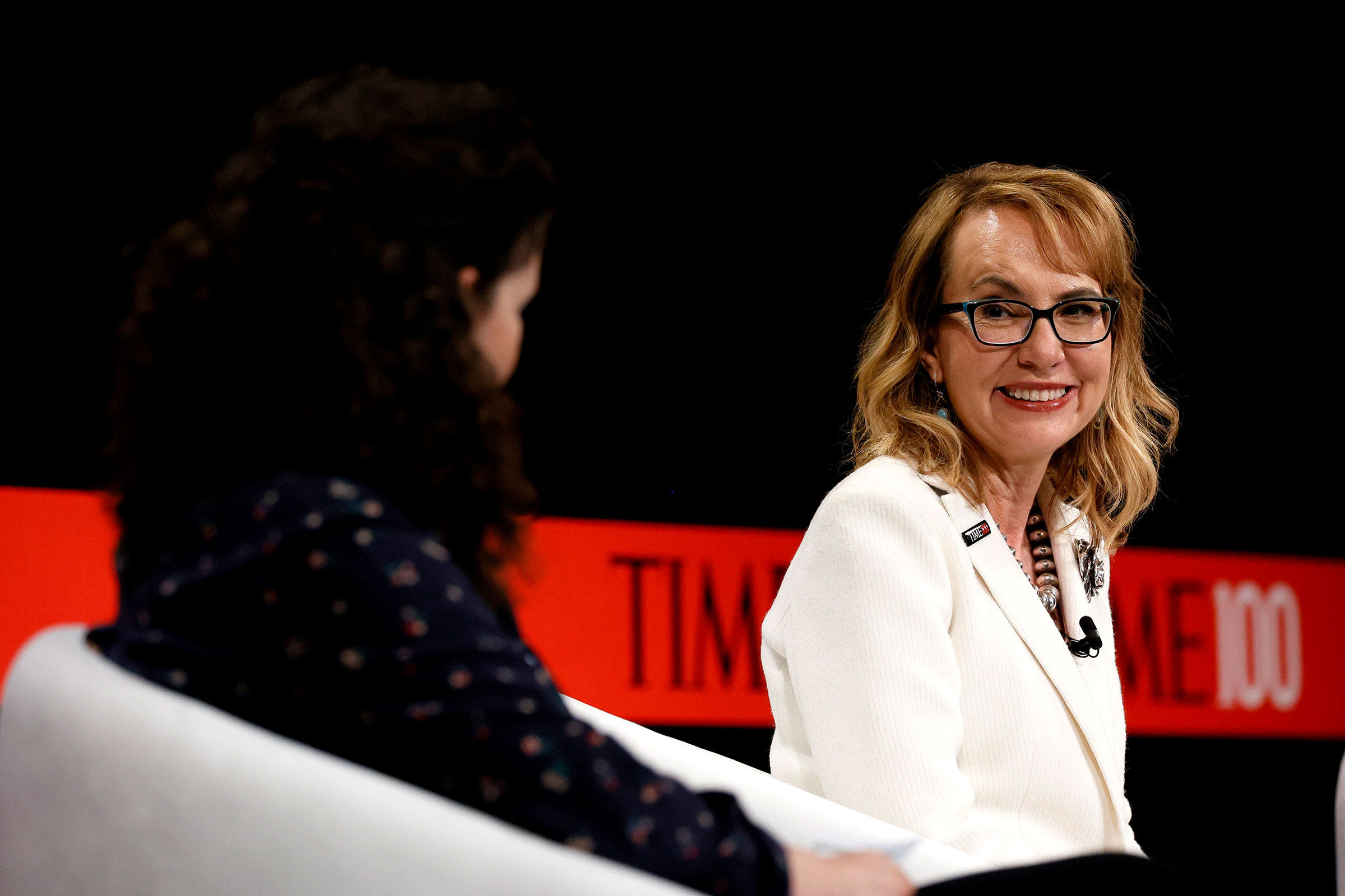 Gabrielle Giffords speaks onstage at the TIME100 Summit 2022 at Jazz at Lincoln Center on June 7, 2022 in New York City.