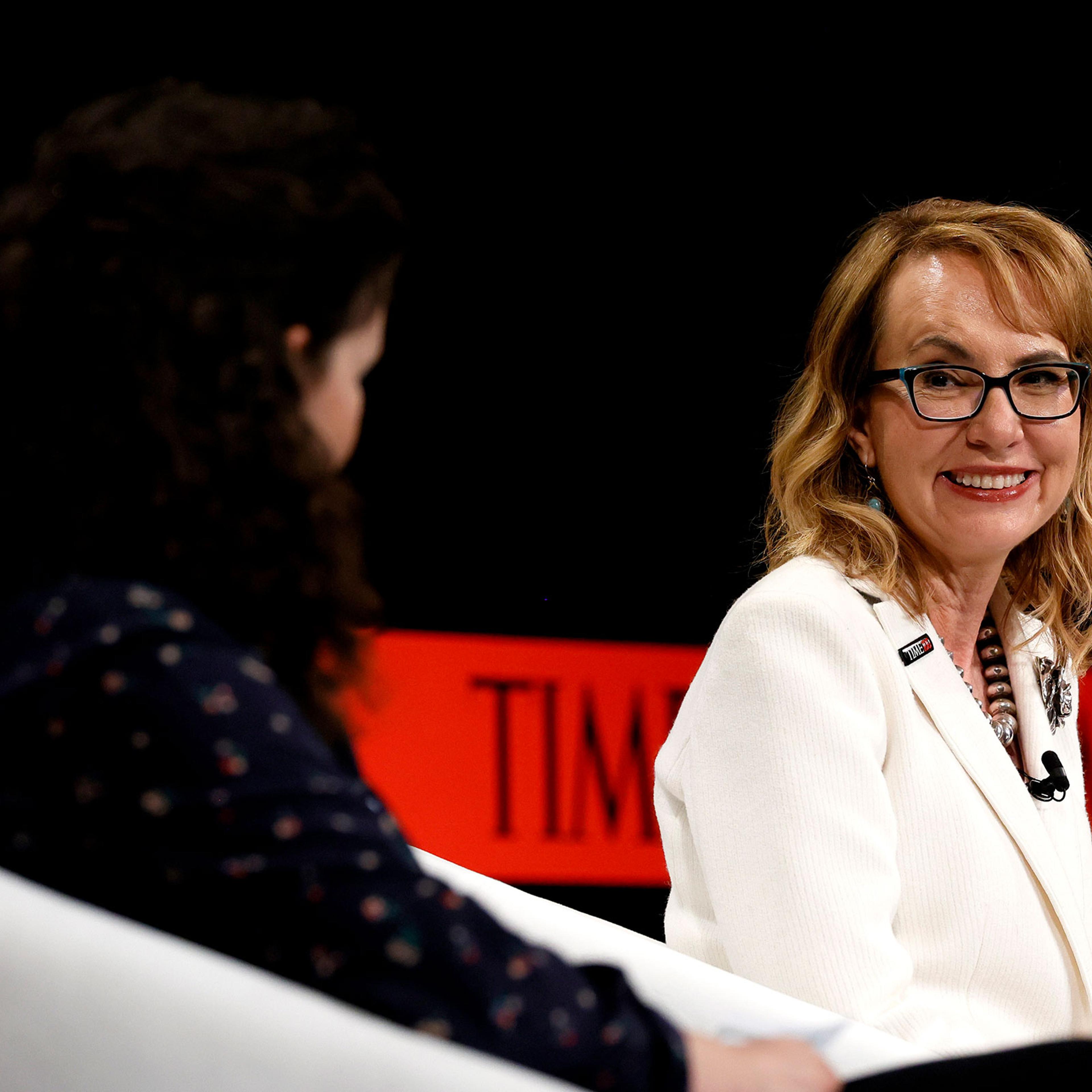 Gabrielle Giffords speaks onstage at the TIME100 Summit 2022 at Jazz at Lincoln Center on June 7, 2022 in New York City.