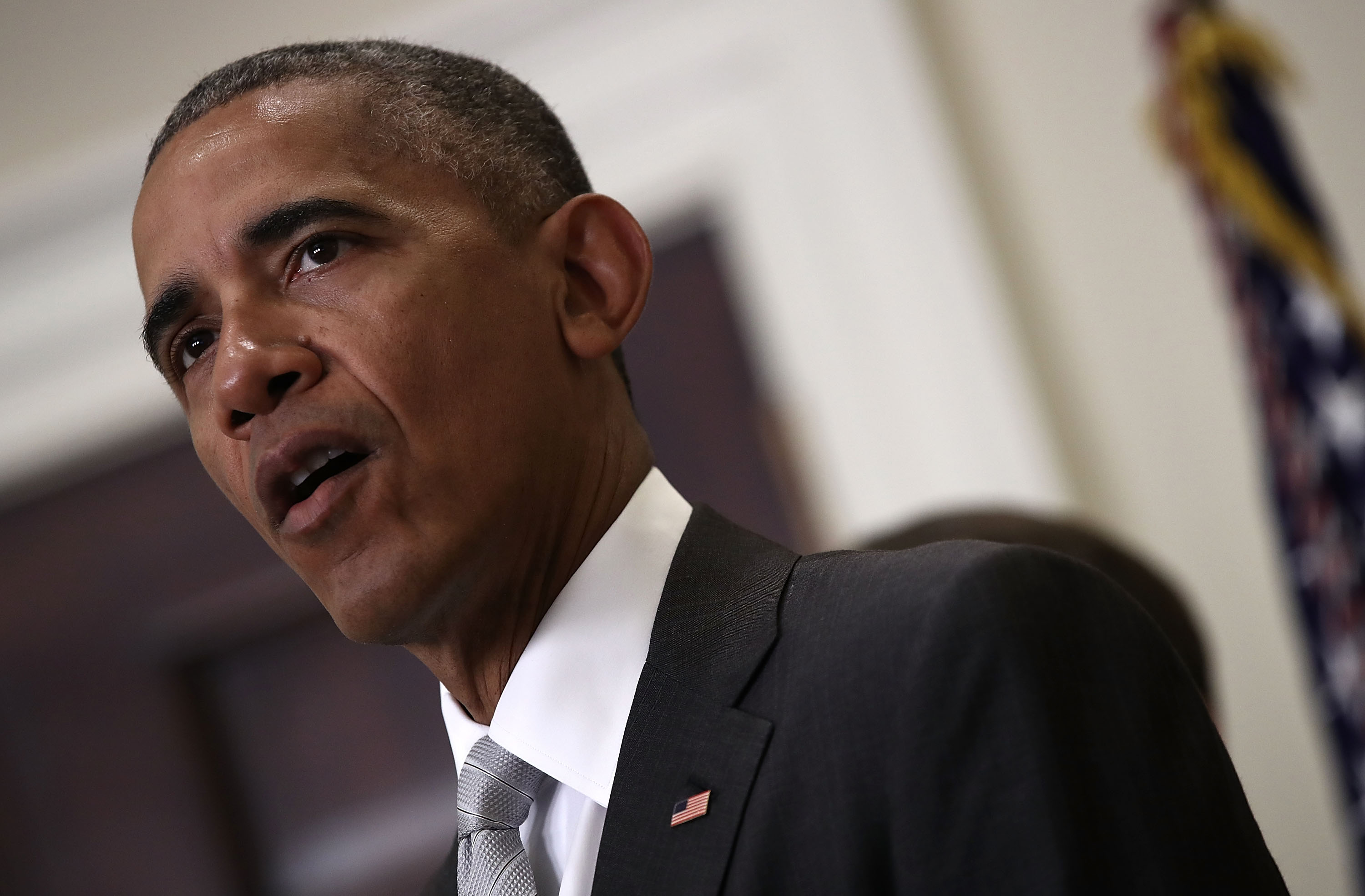 President Obama Makes Statement On Afghanistan At White House