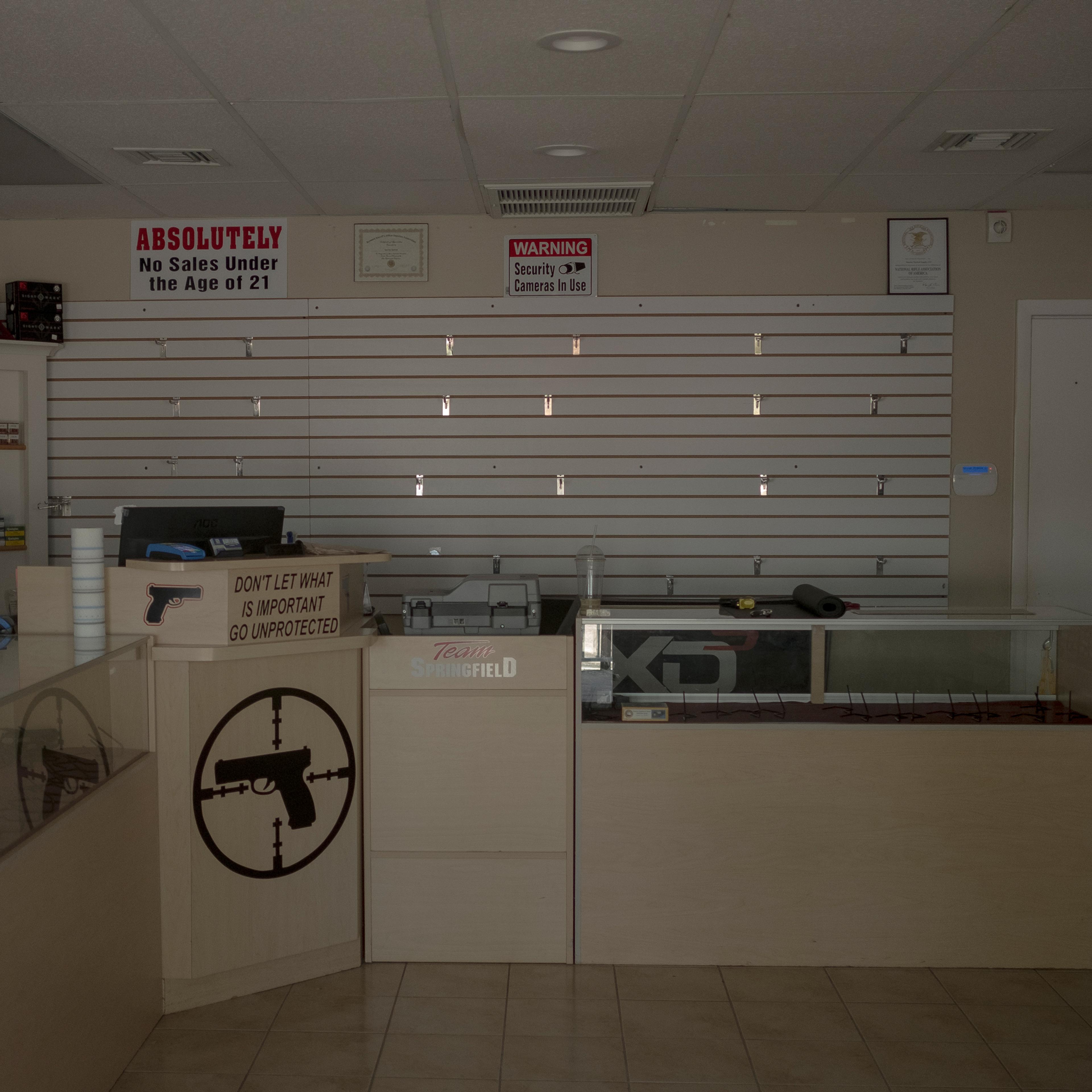 3/9/18, Coral Springs, Florida The Sunrise Tactical Shop in Coral Springs, Florida, on March 9, 2018, where Nikolas Cruz bought the weapons that killed 17 students at Marjory Stoneman Douglas High School. Gabriella Demczuk / TIME