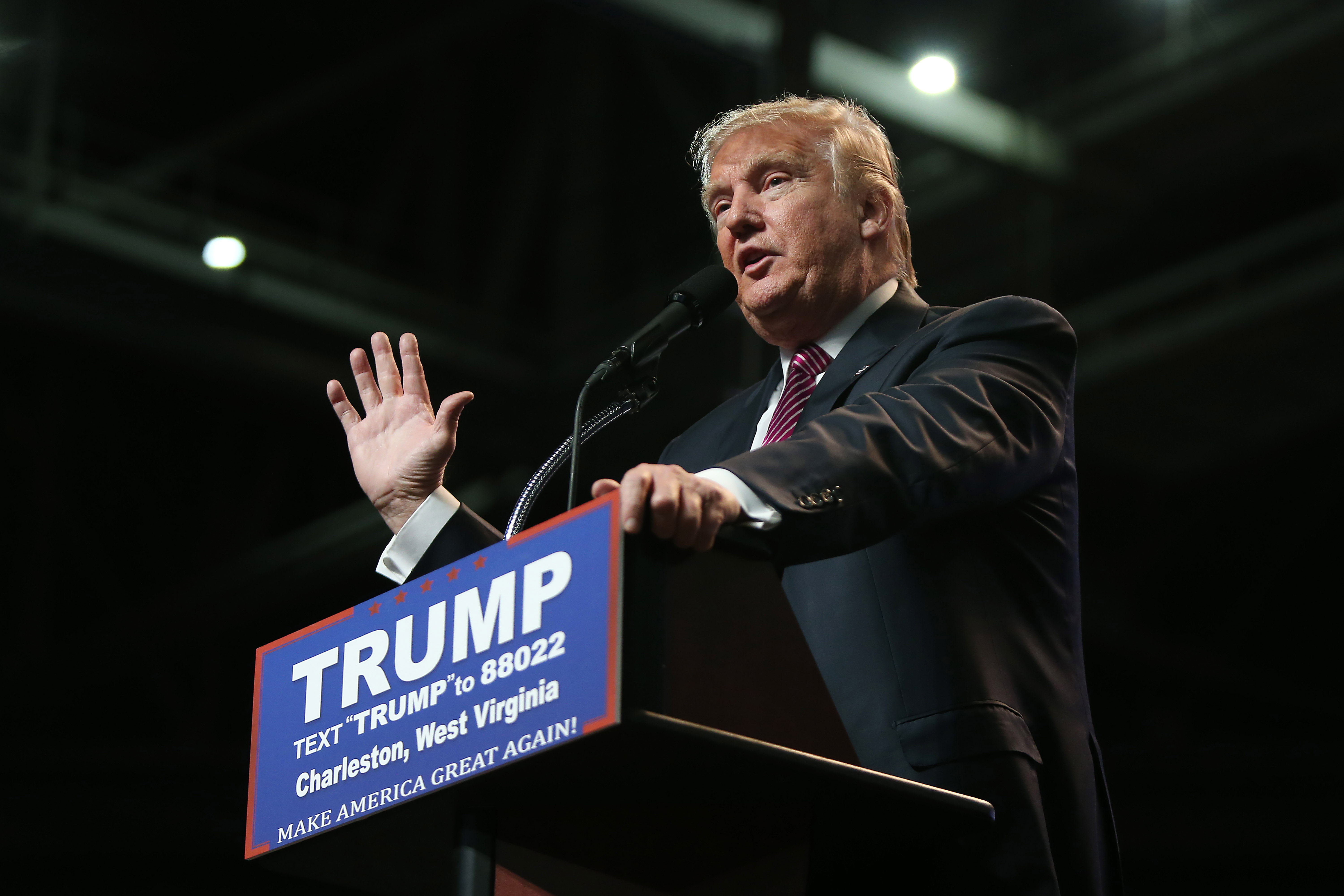 Donald Trump Holds Campaign Rally In Charleston, WV