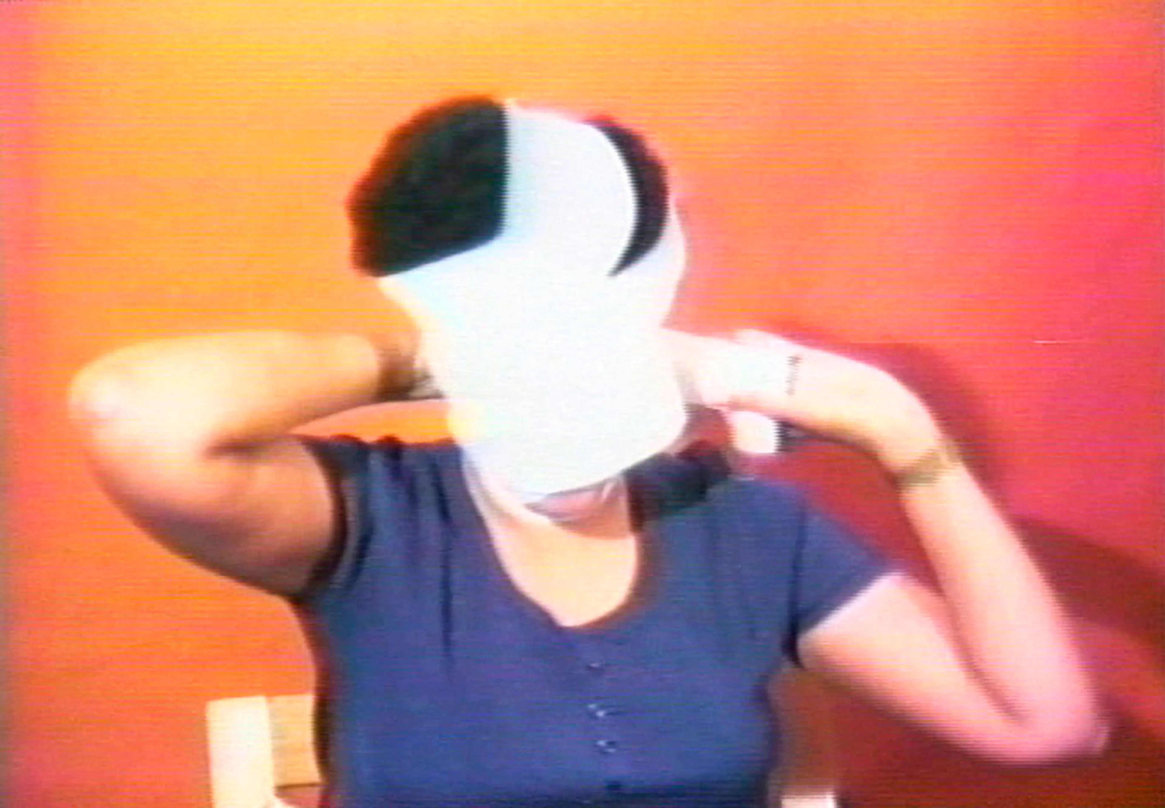 Howardena Pindell (American, born 1930). Still from Free, White and 21, 1980. Video, 12 min.15 sec. Courtesy of the artist and Garth Greenan Gallery, New York. © Howardena Pindell