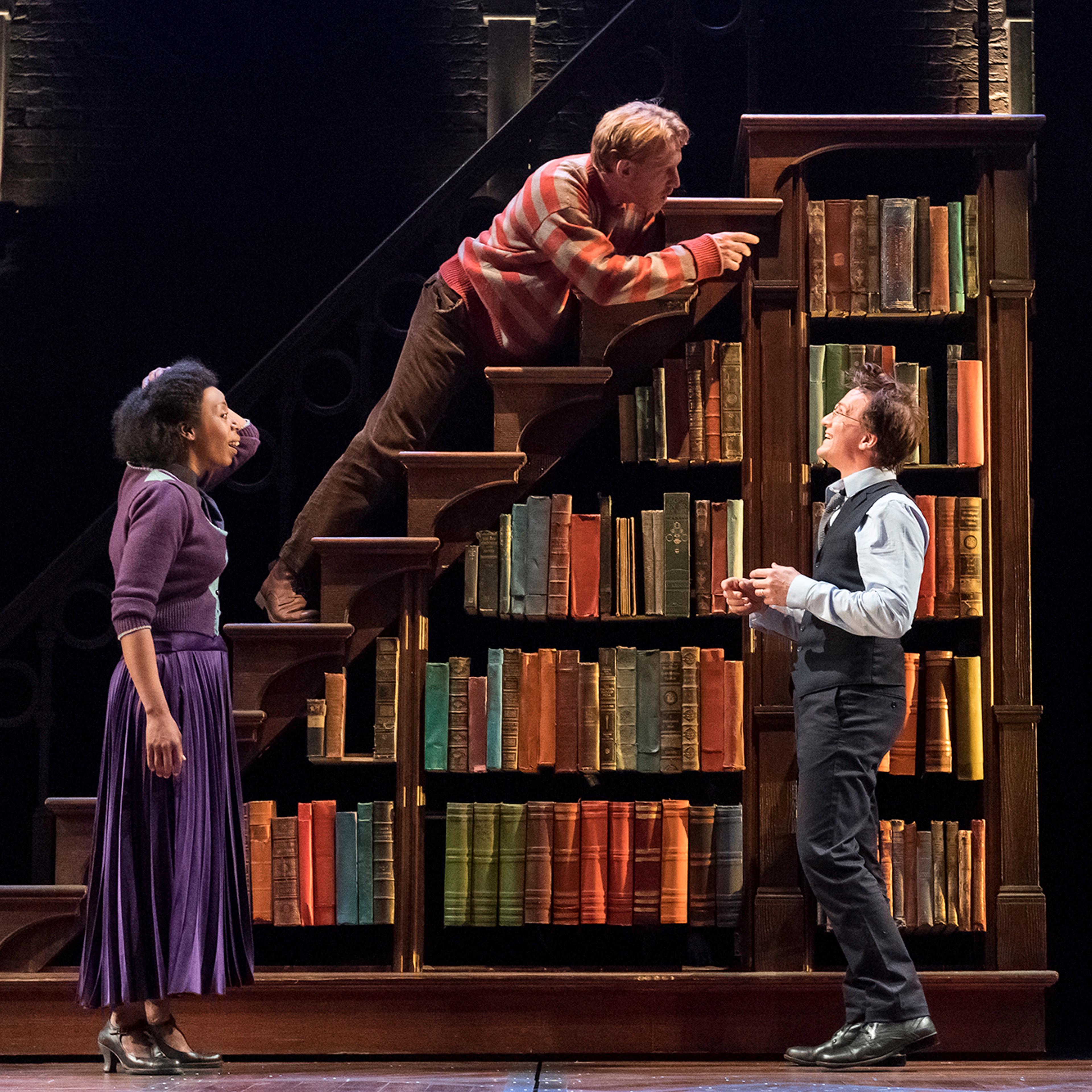 From left: Noma Dumezweni as Hermione Granger, Paul Thornley as Ron Weasley and Jamie Parker as Harry Potter in Harry Potter and the Cursed Child.