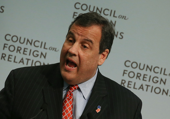 Republican presidential candidate, Gov. Chris Christie (R-NJ) speaks at the Council on Foreign Relations, November 24, 2015 in Washington, DC.