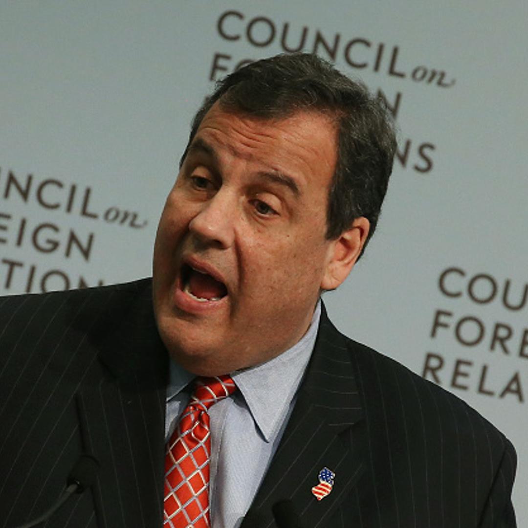 Republican presidential candidate, Gov. Chris Christie (R-NJ) speaks at the Council on Foreign Relations, November 24, 2015 in Washington, DC.