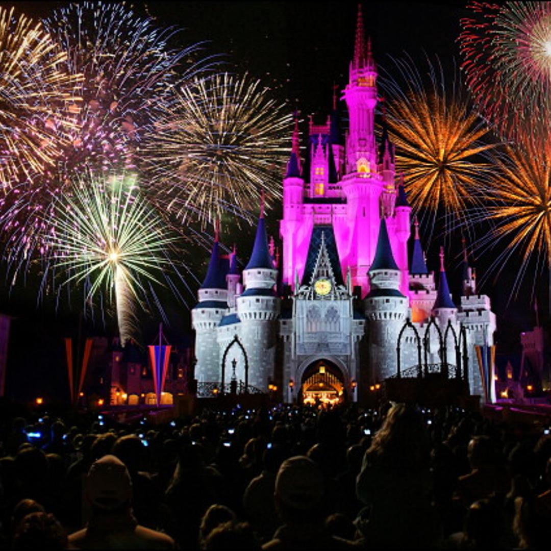 walt disney world - magic kingdom castle fireworks