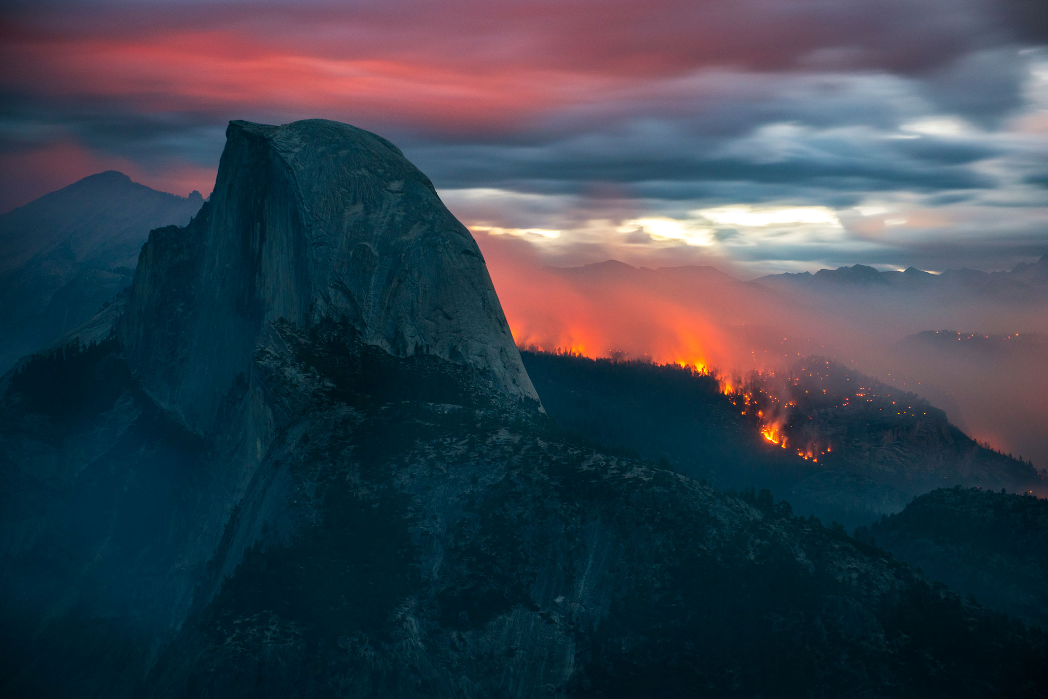 Yosemite Meadow Fire Wildfire