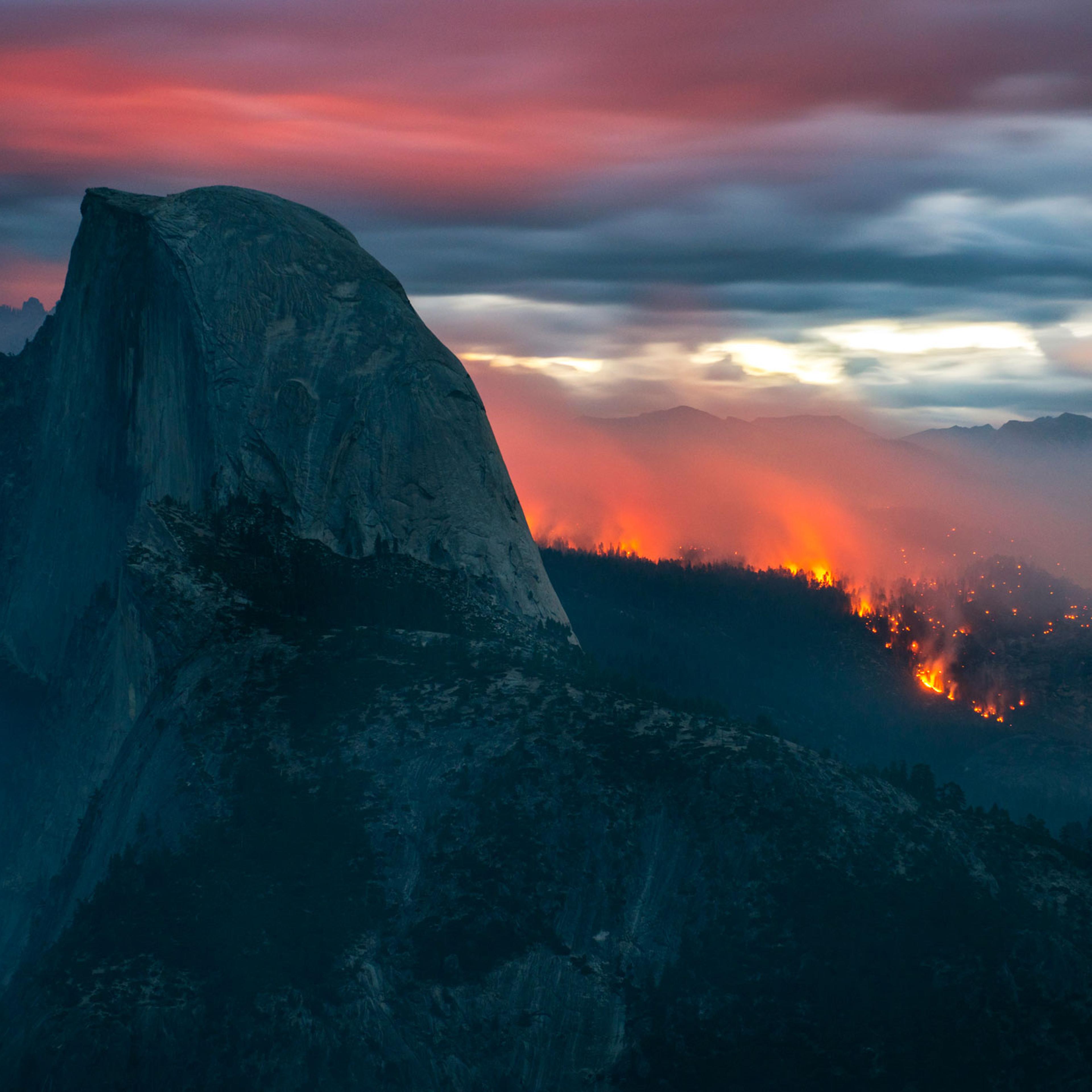 Yosemite Meadow Fire Wildfire