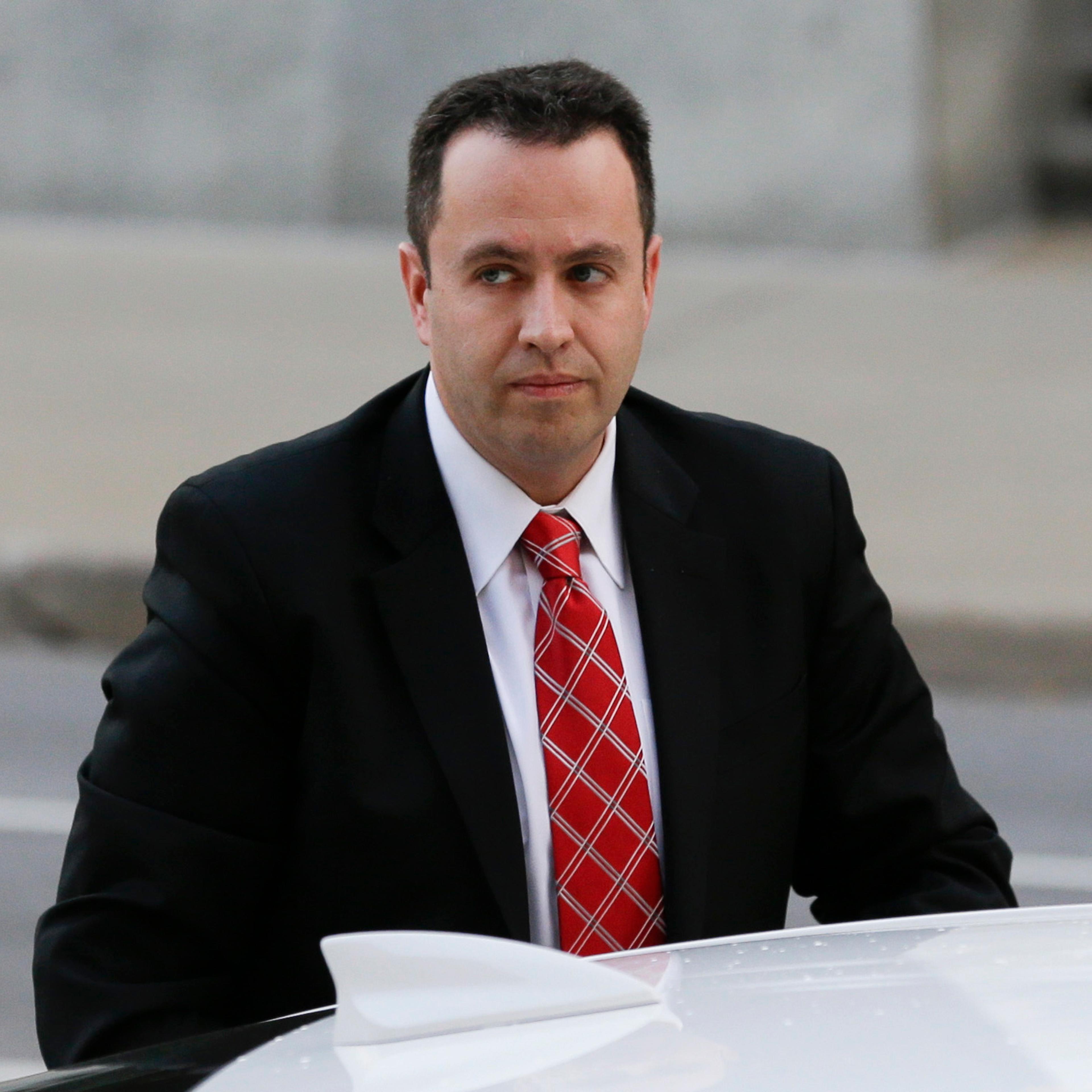 Former Subway pitchman Jared Fogle arrives at the federal courthouse in Indianapolis on Nov. 19, 2015.