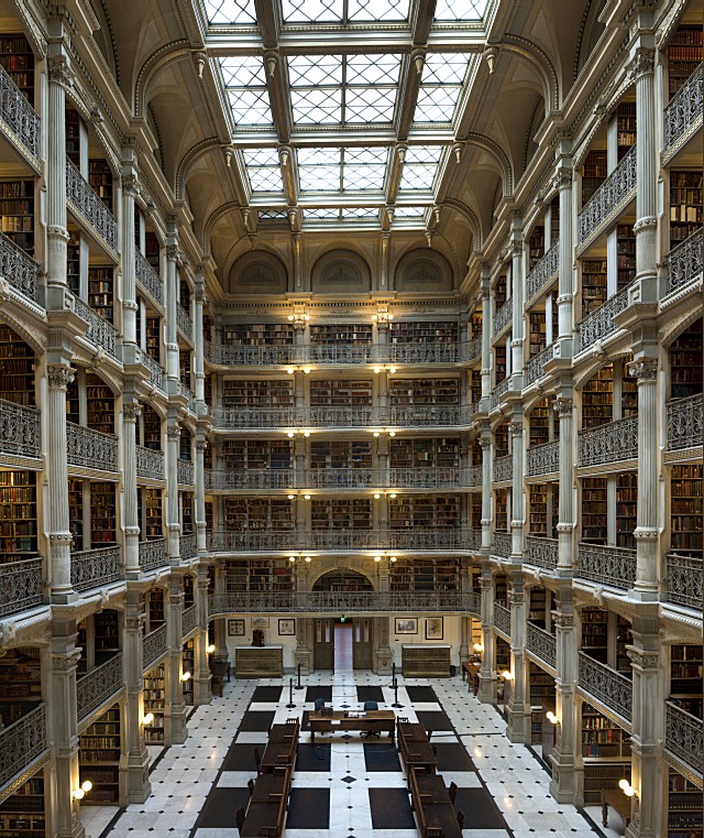 George Peabody Library, Johns Hopkins University, Baltimore