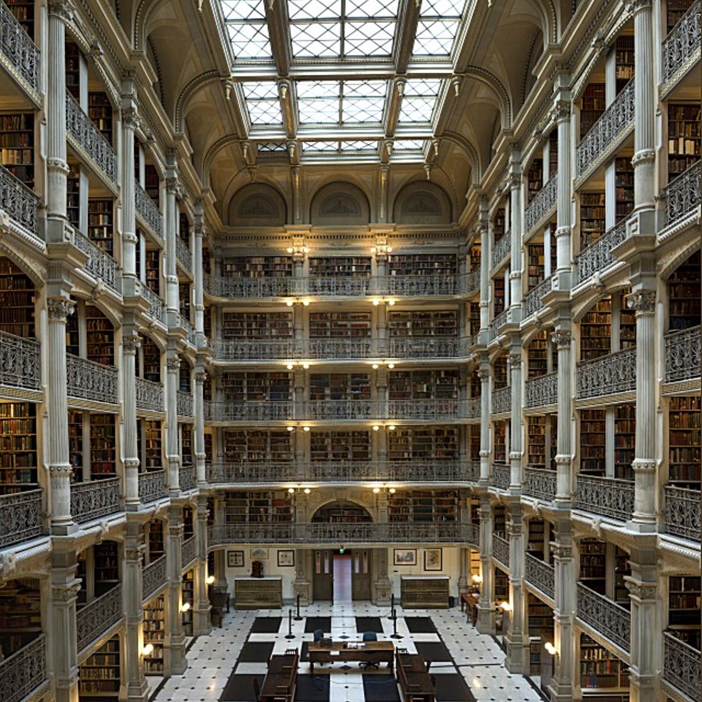George Peabody Library, Johns Hopkins University, Baltimore