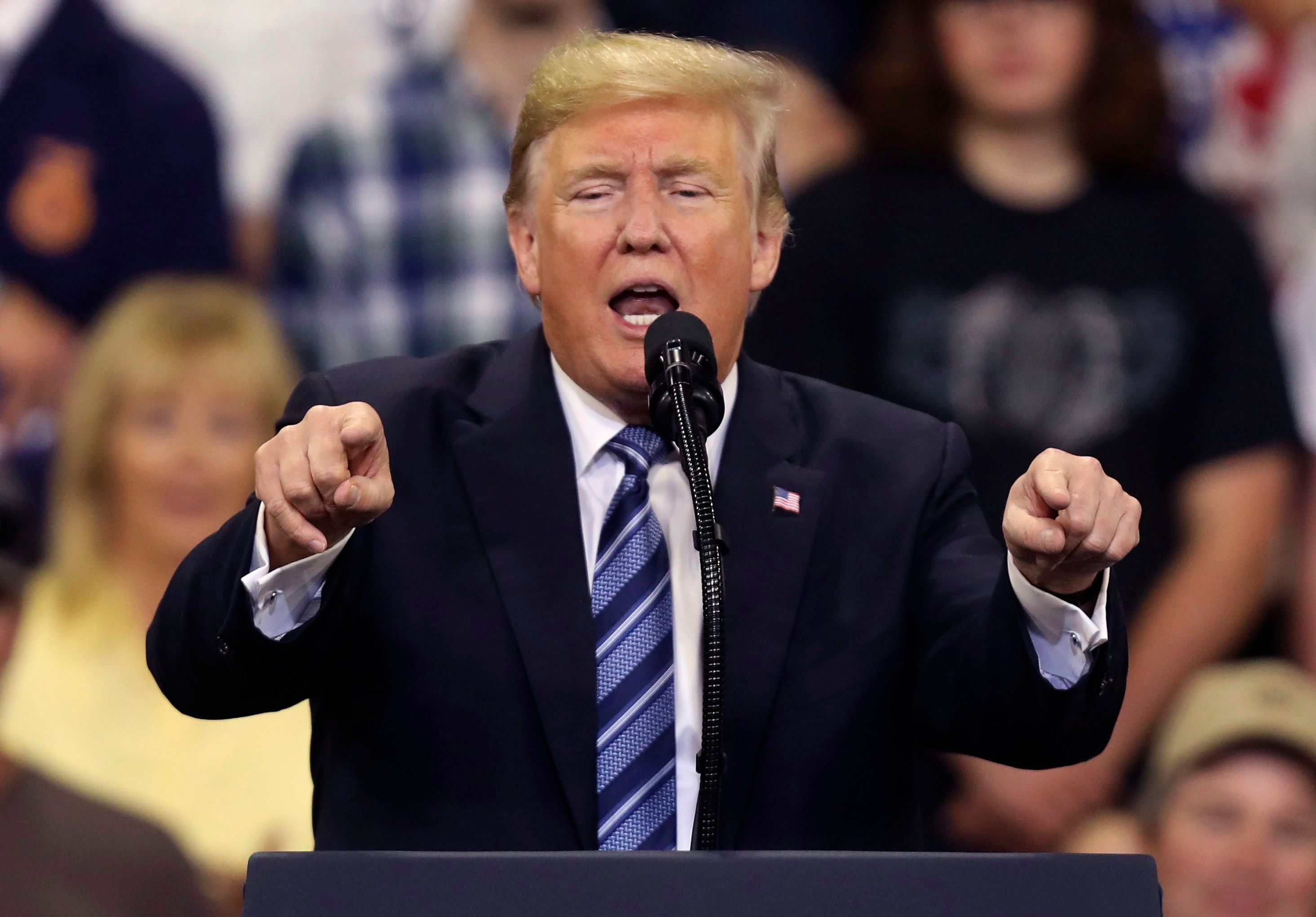 President Donald Trump in Montana