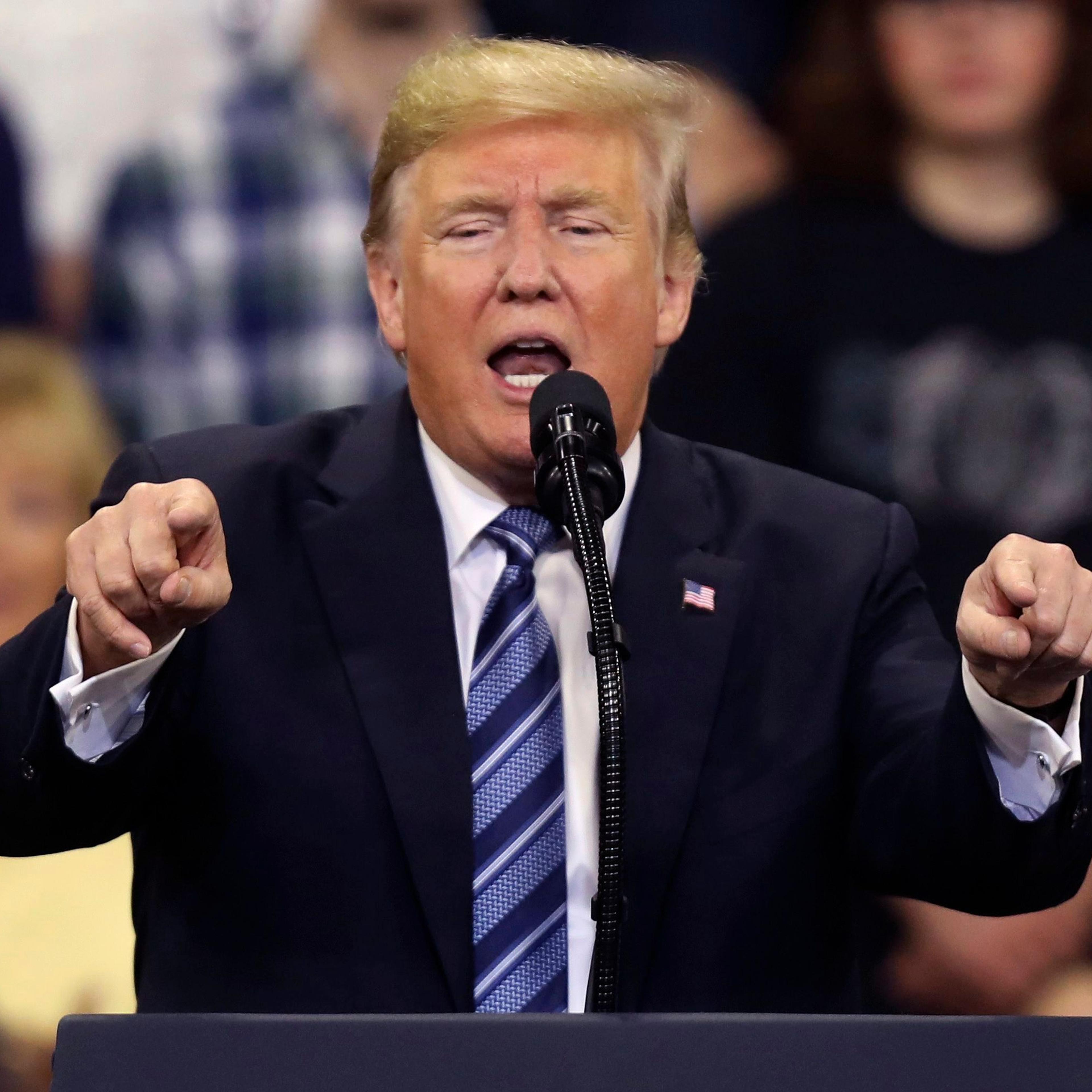 President Donald Trump in Montana