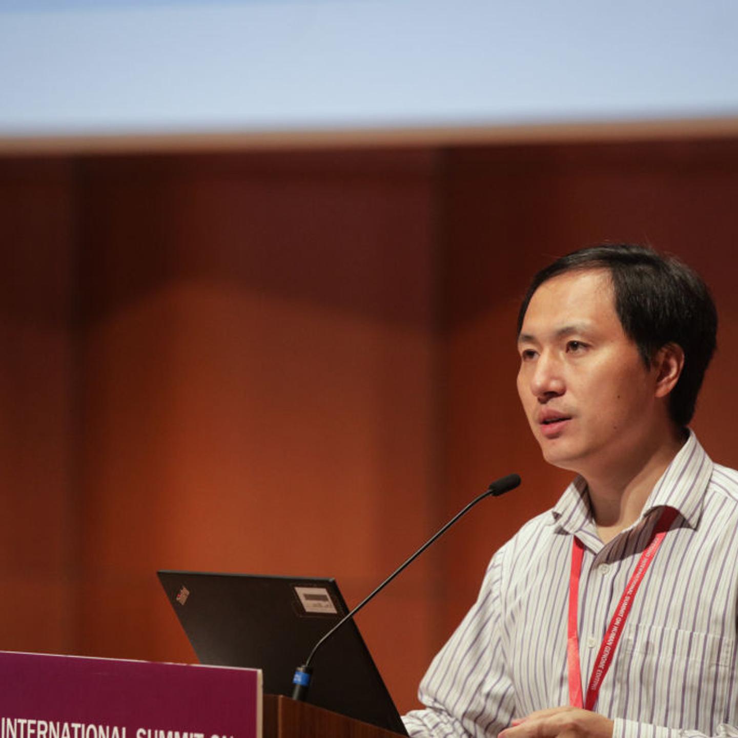 Chinese geneticist He Jiankui of the Southern University of Science and Technology in Shenzhen