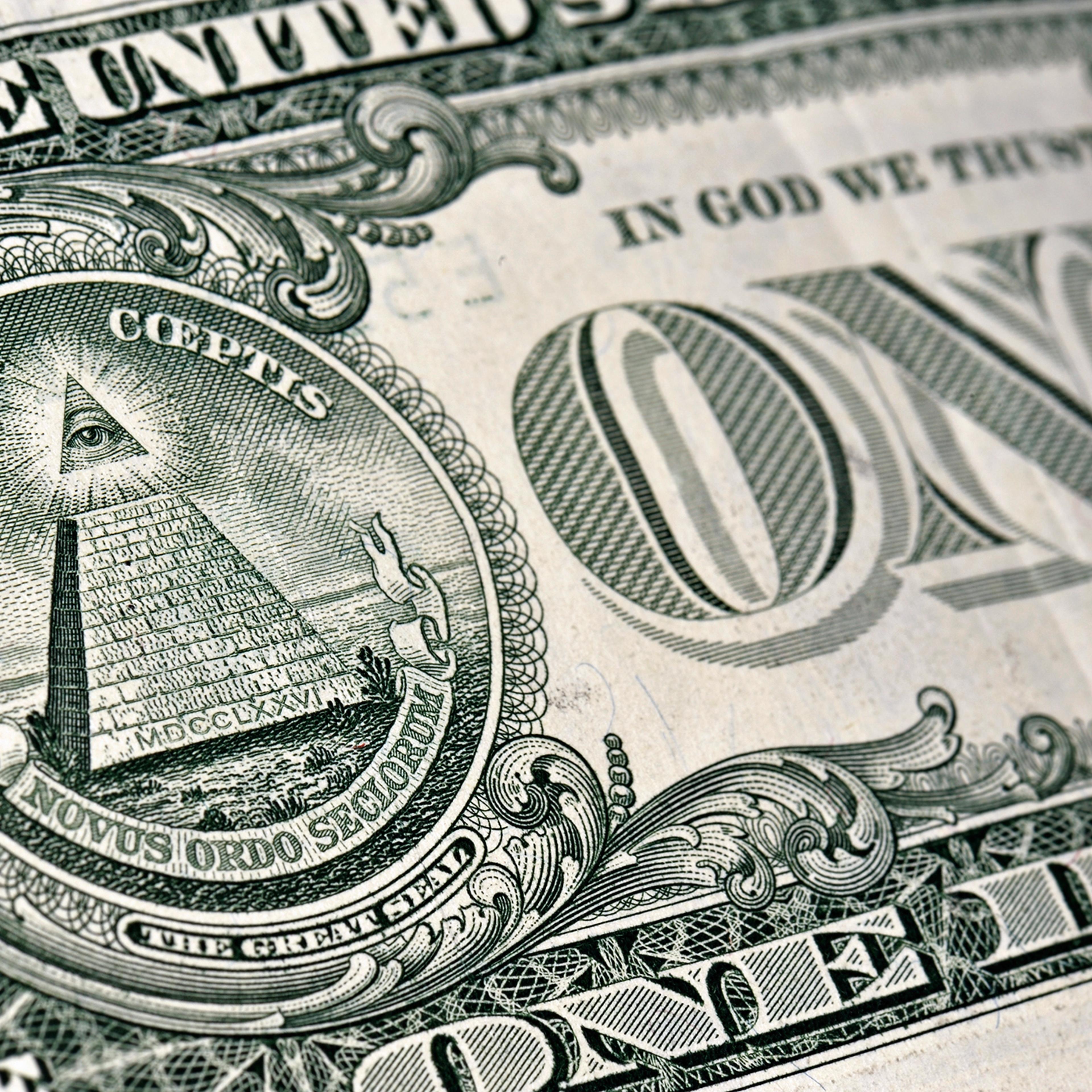 One dollar bill