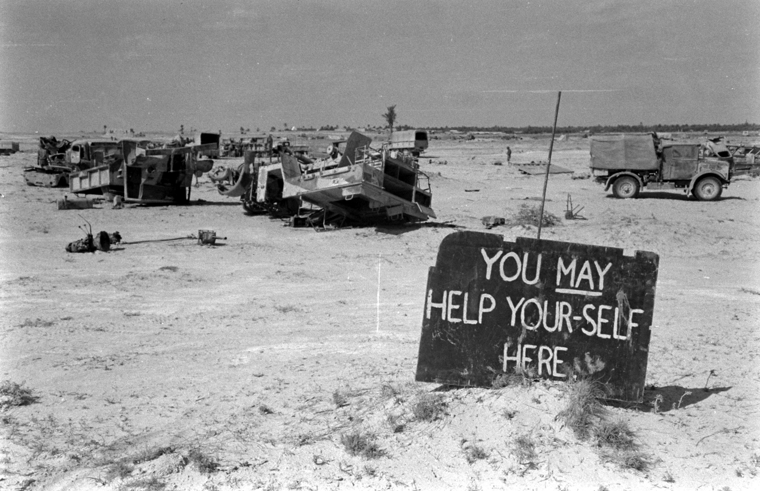 Photos of World War II Battlefield Signs