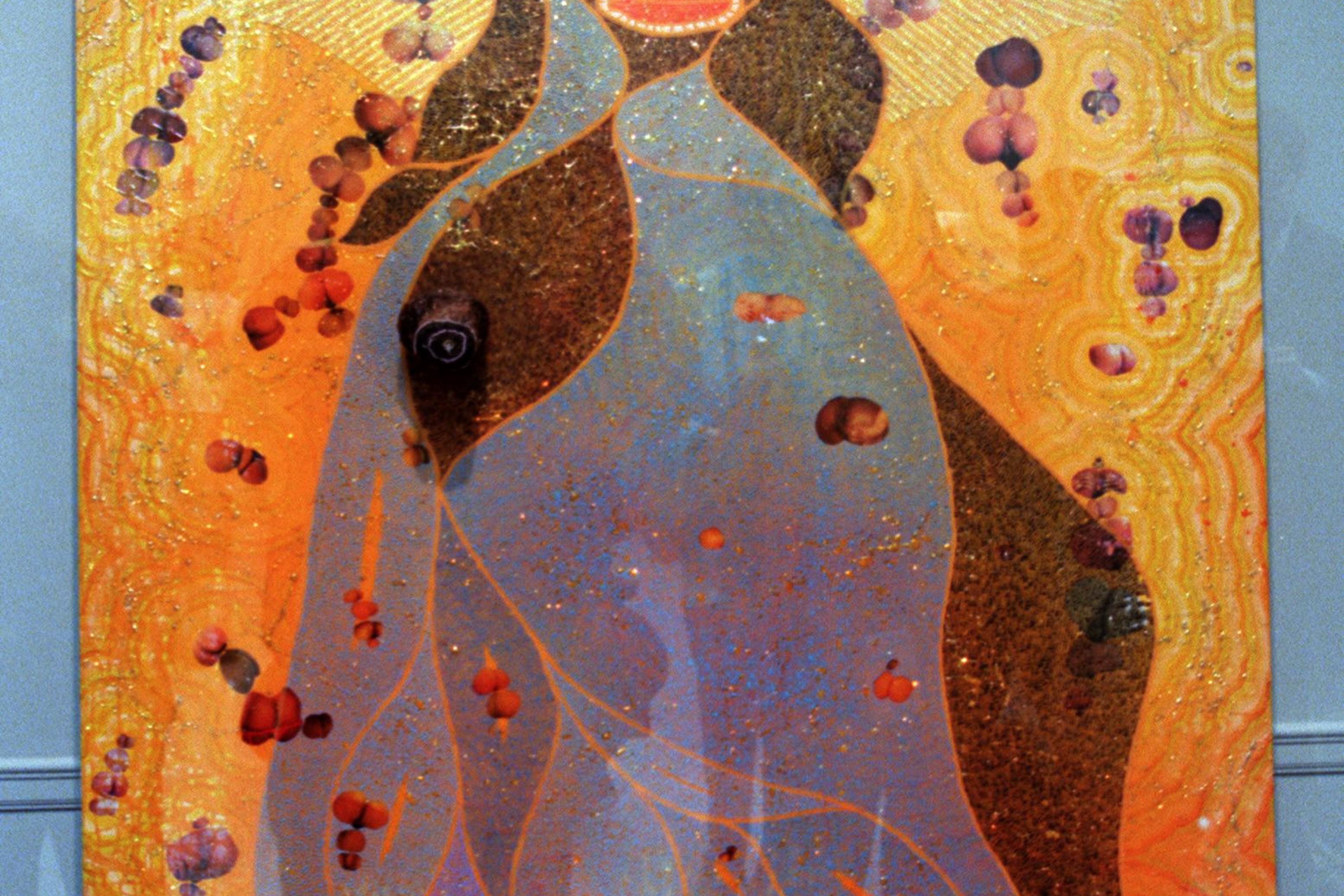 Artist Chris Ofili's controversial work The Holy V