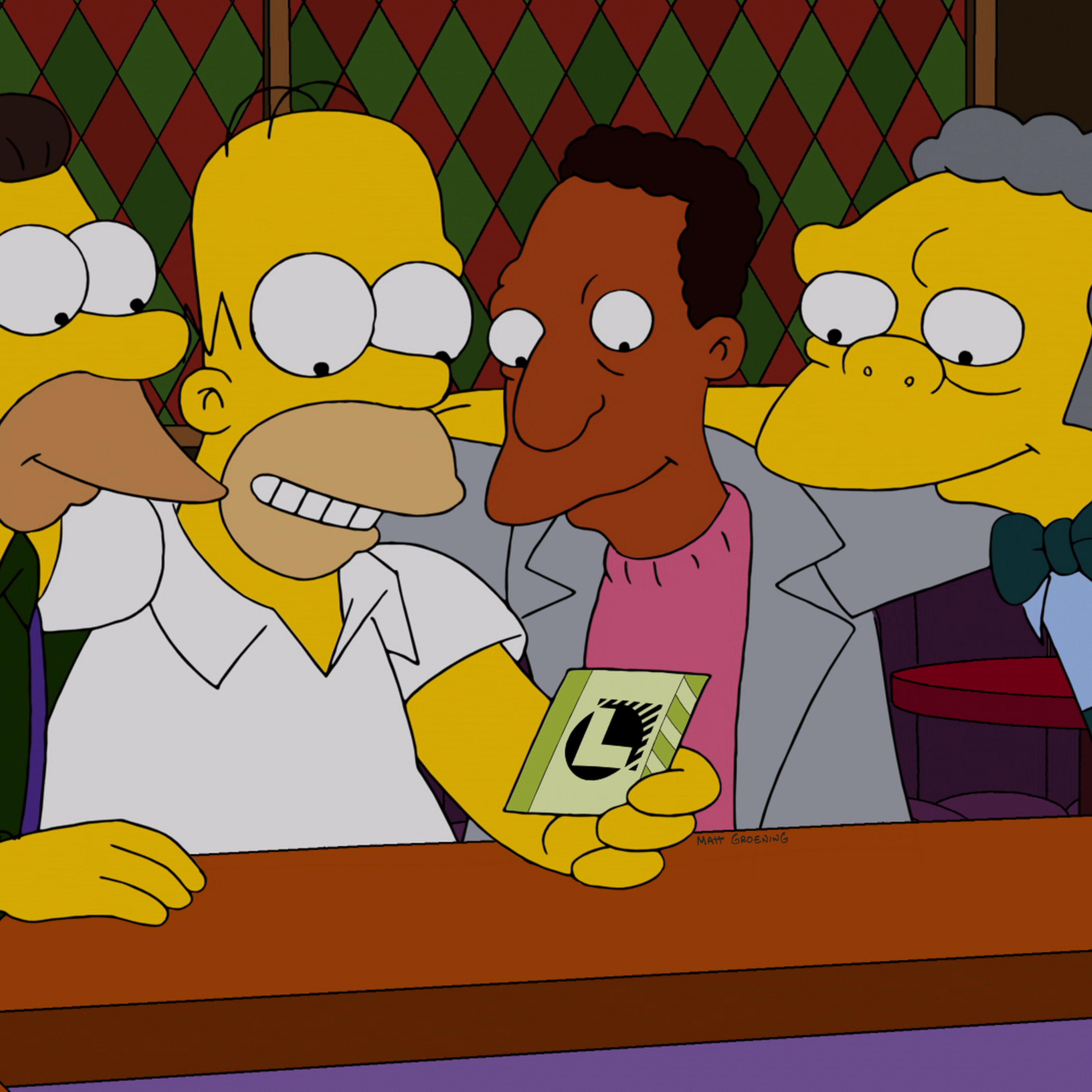 THE SIMPSONS: Homer, Moe, Lenny and Carl win the Springfield Lottery in the first part of the all-new "The Saga of Carl/Dangers On A Train" one-hour season finale episode of THE SIMPSONS airing Sunday, May 19 (8:00-9:00 PM ET/PT) on FOX. THE SIMPSONS ™ a