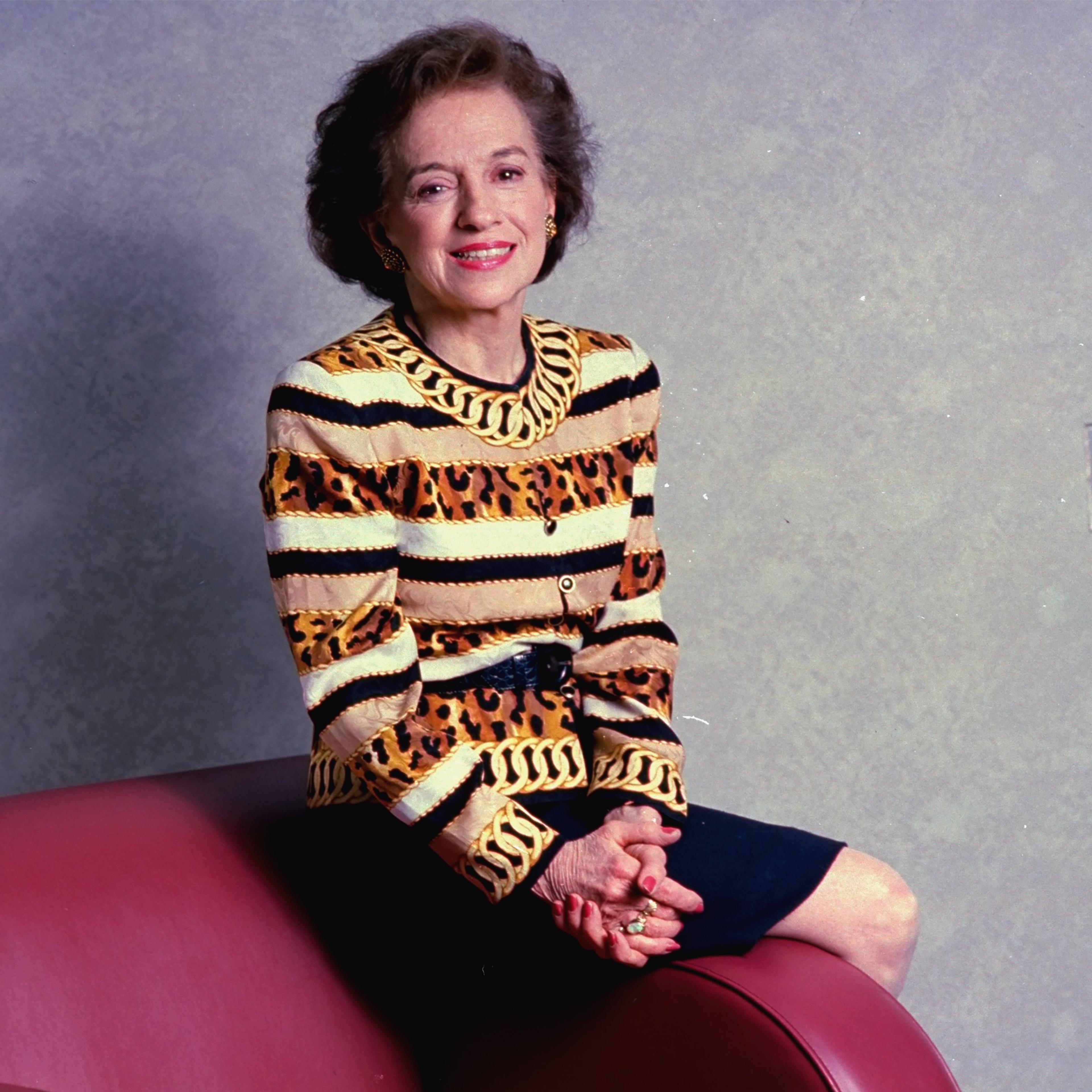 TIME contributor Bonnie Angelo in magazine offices.