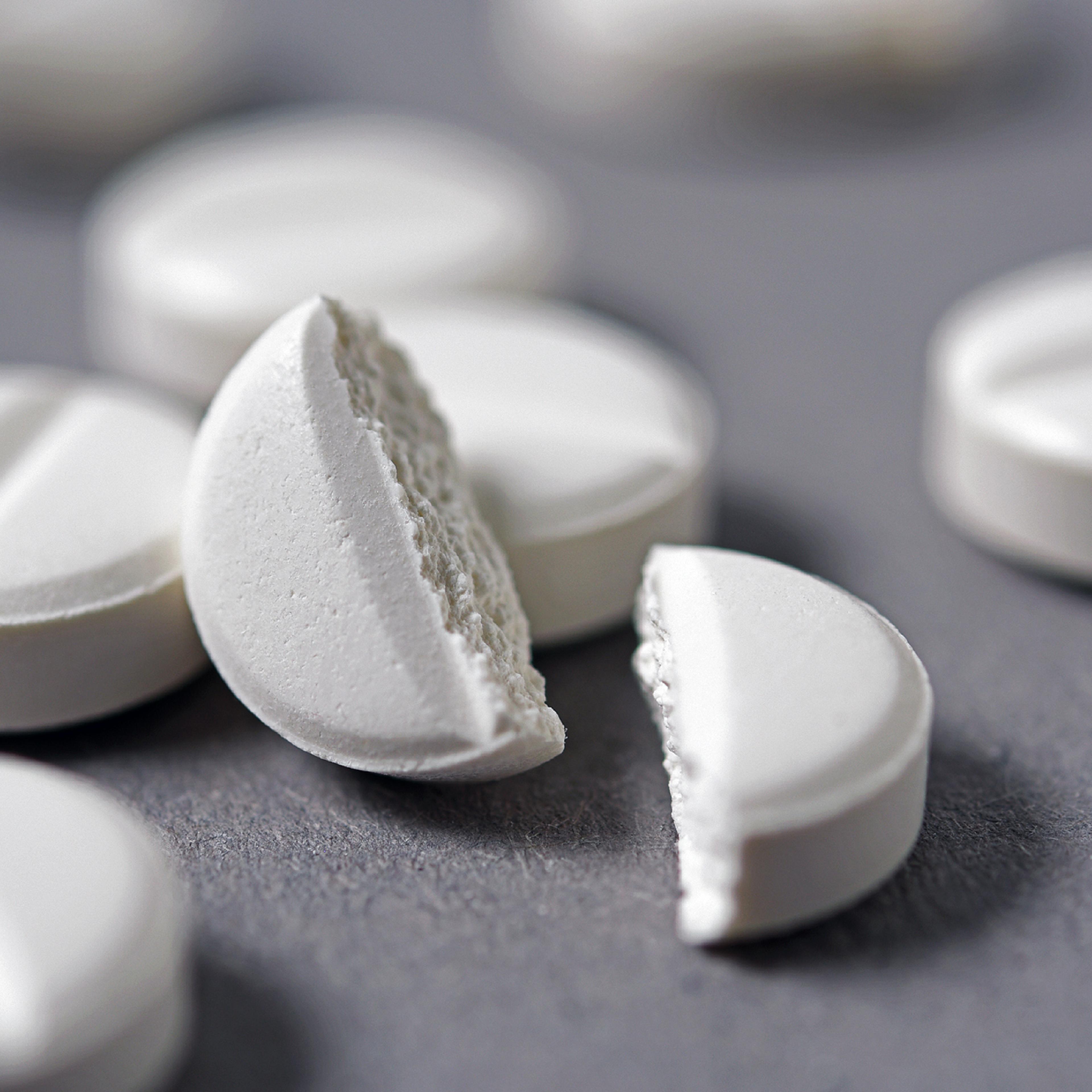 Close-Up Of Pills On Table
