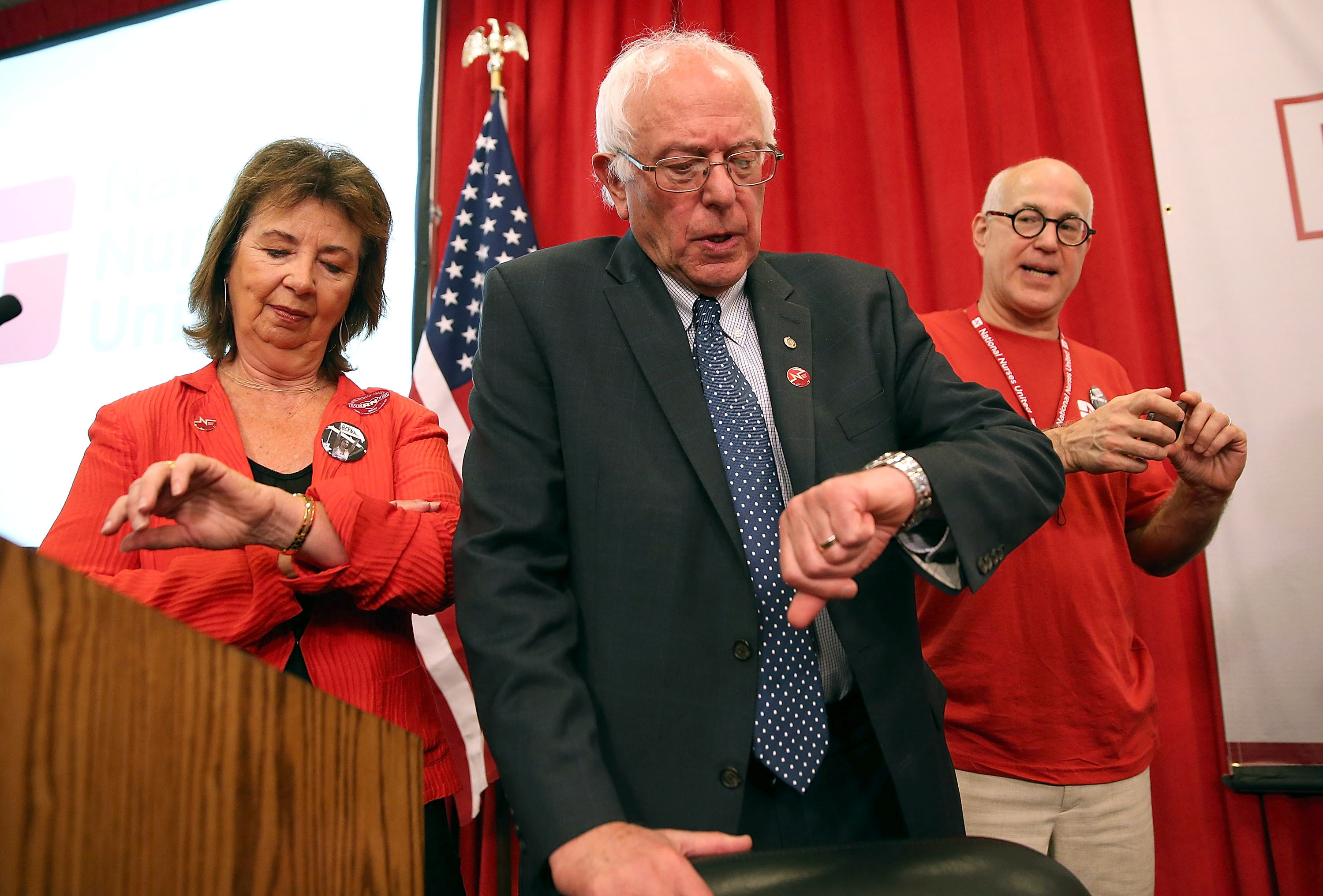 Bernie Sanders Addresses "Brunch With Bernie" Campaign Event In Oakland
