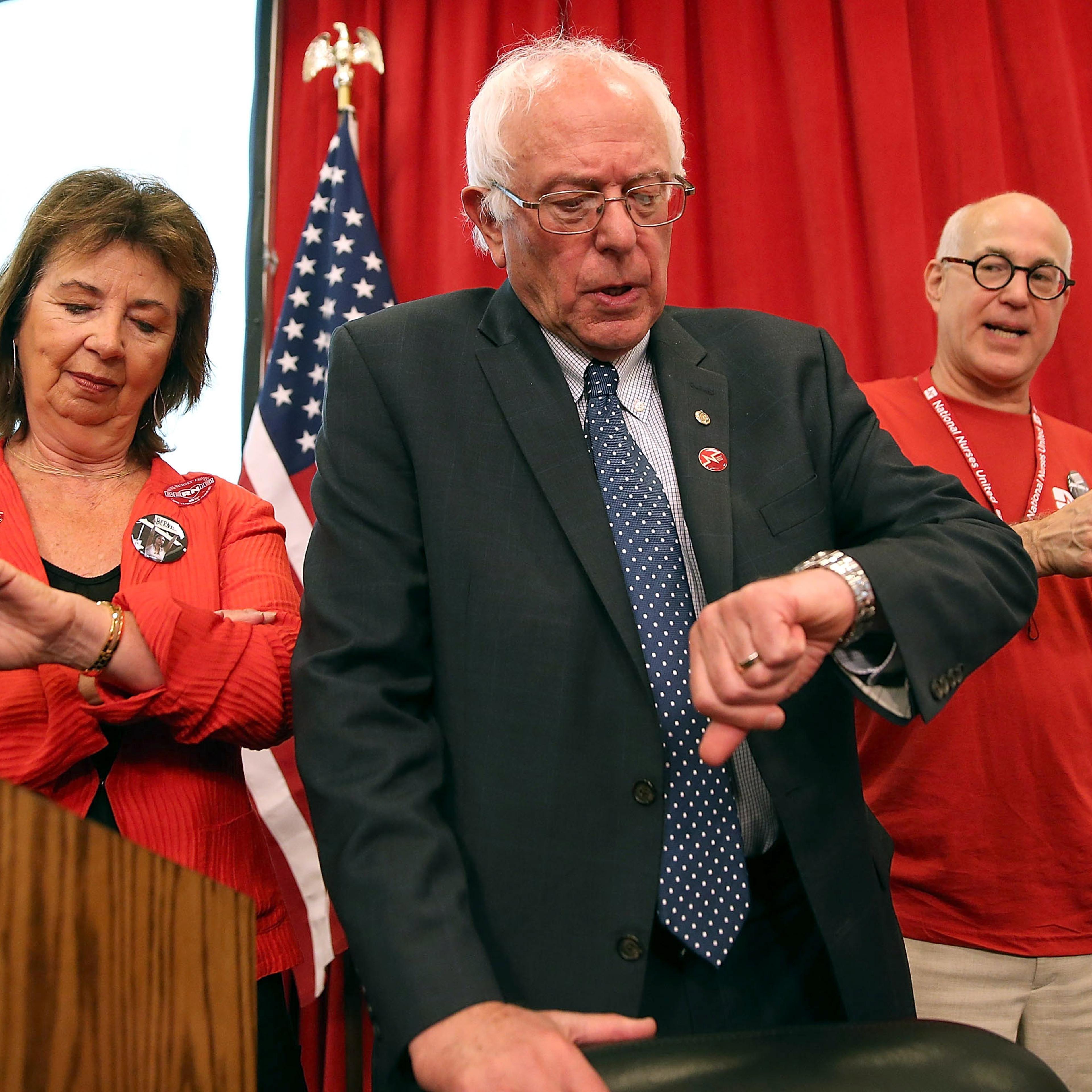 Bernie Sanders Addresses "Brunch With Bernie" Campaign Event In Oakland