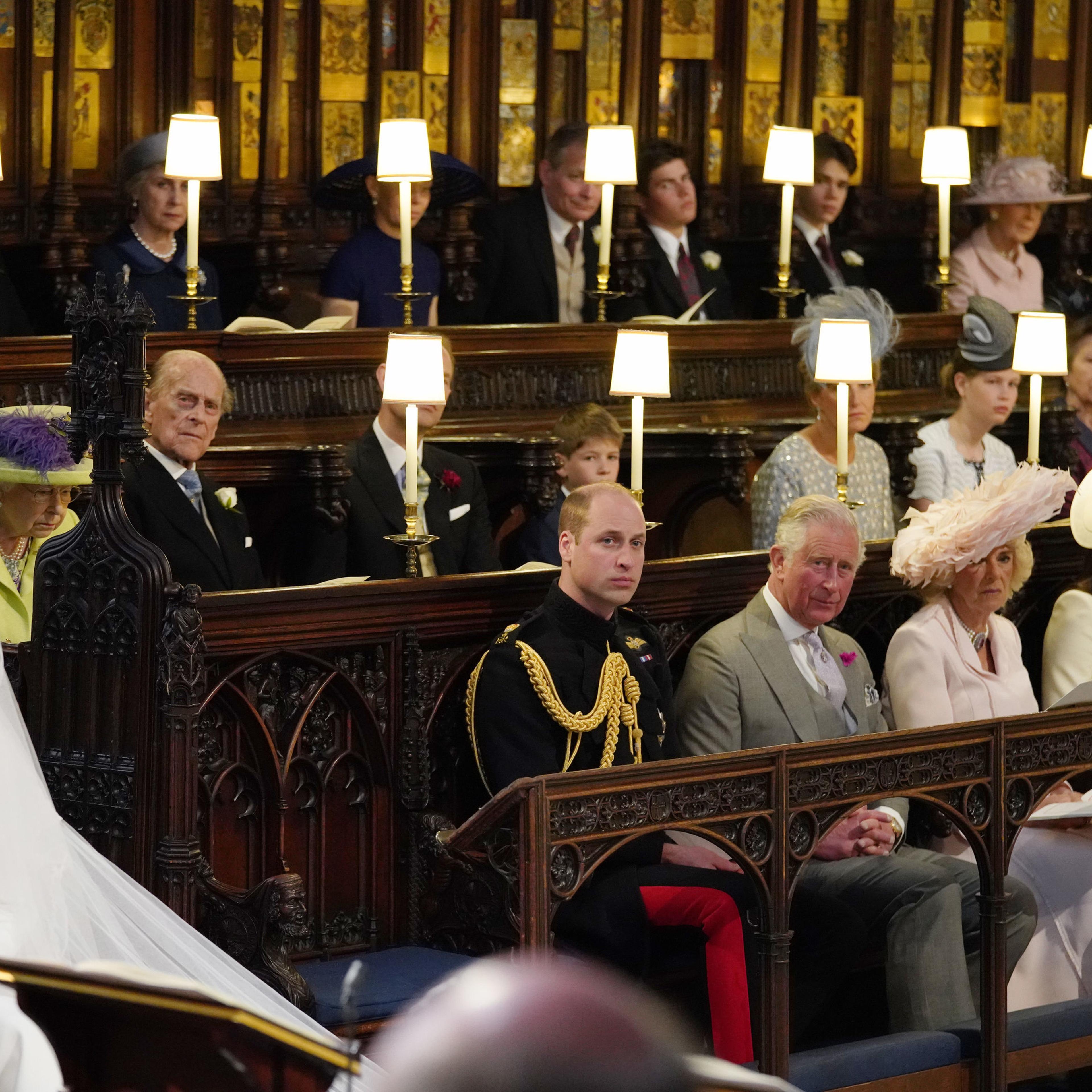 Empty seat at 2018 royal wedding